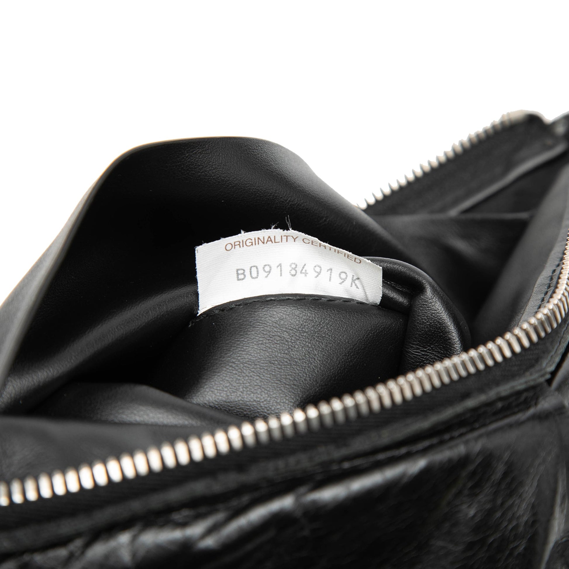 Bottega Veneta Leather Intrecciato Padded Square Pouch