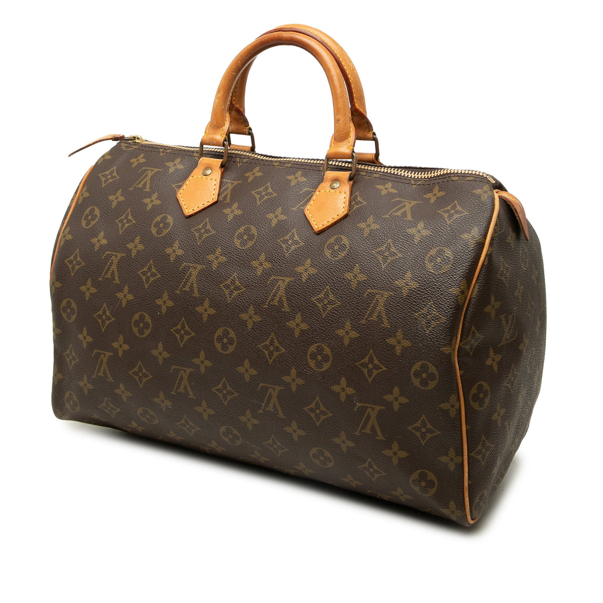 Louis Vuitton Monogram Speedy 35 — Brown