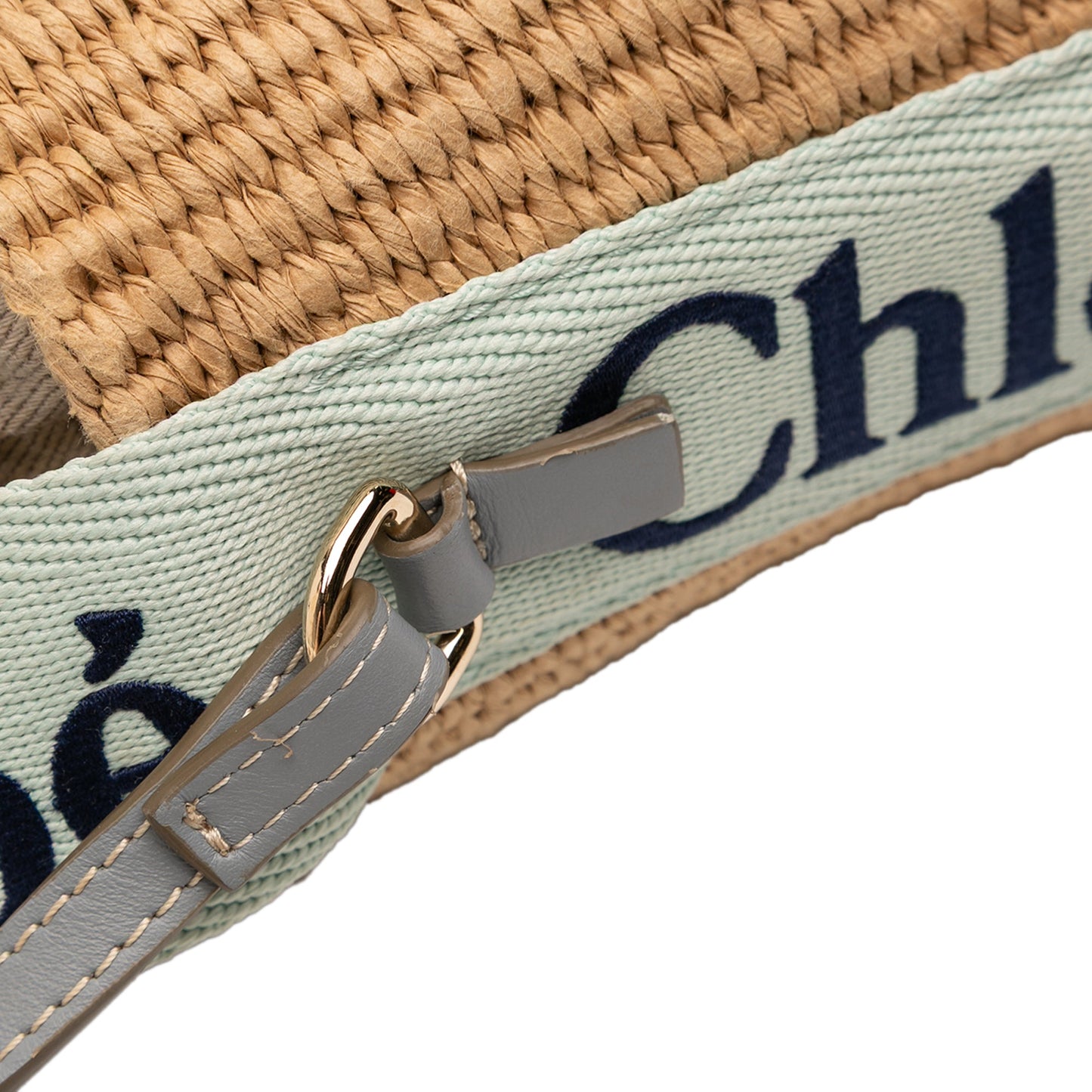 Raffia Drawstring Woody Basket Bag