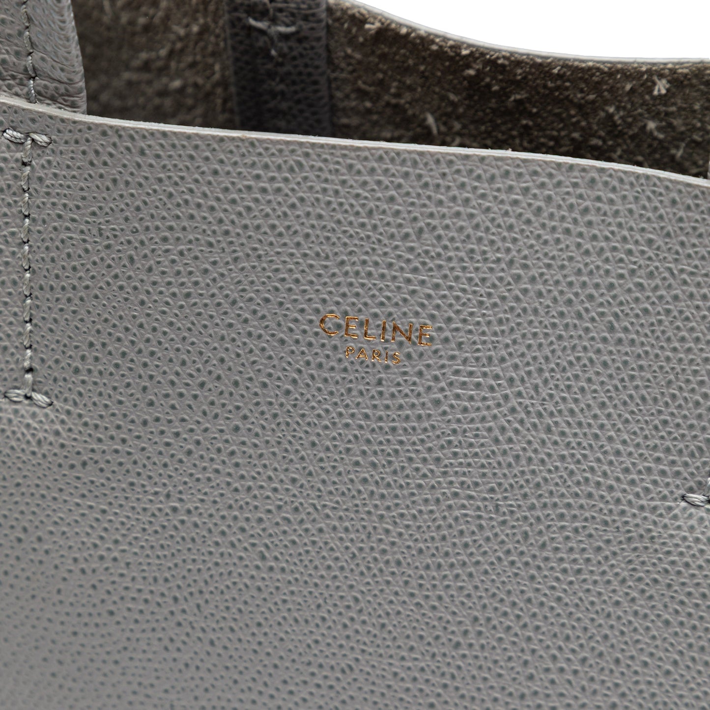 Celine Small Grained Calfskin Vertical Cabas Tote