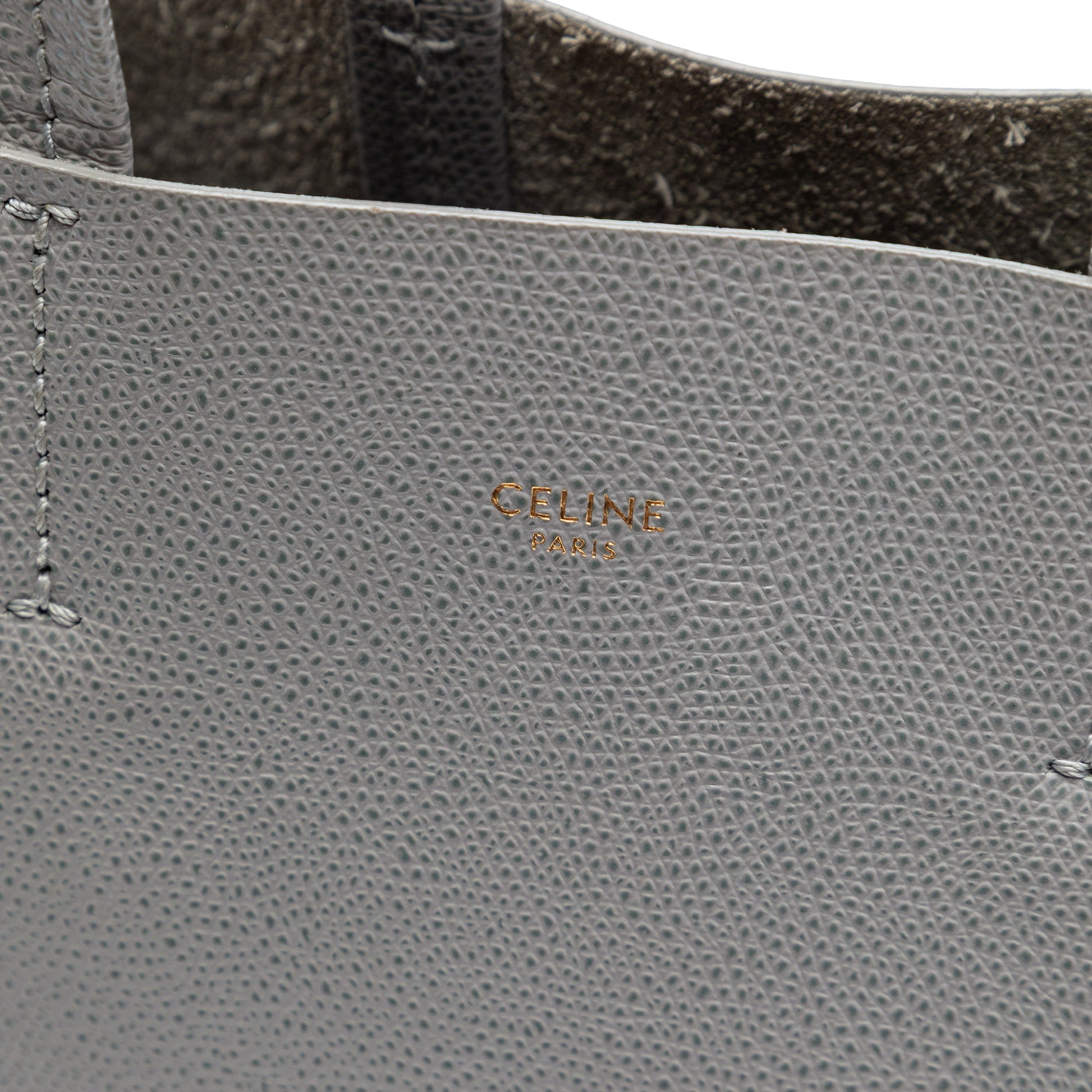 Celine Small Grained Calfskin Vertical Cabas Tote