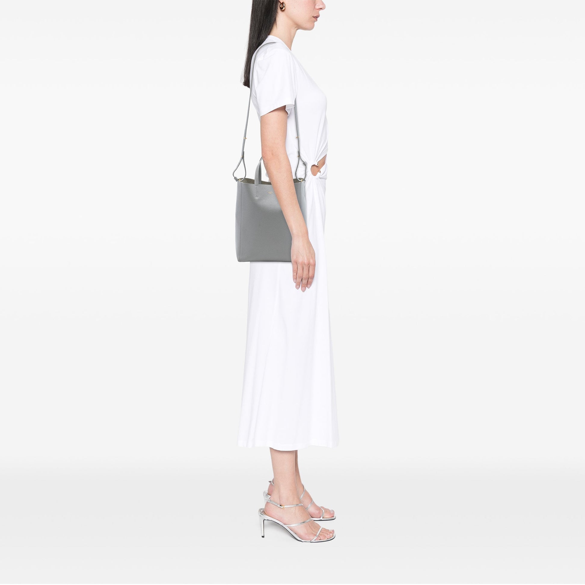 Celine Small Grained Calfskin Vertical Cabas Tote
