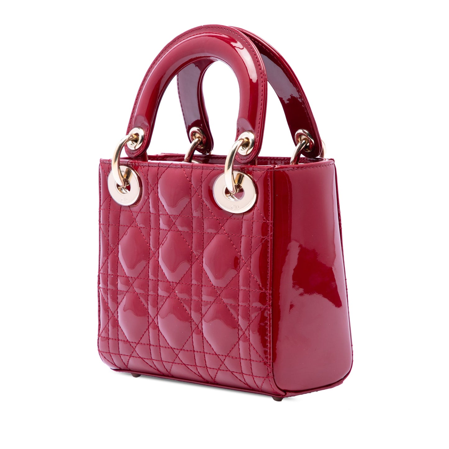 Dior Mini Patent Cannage Lady Dior