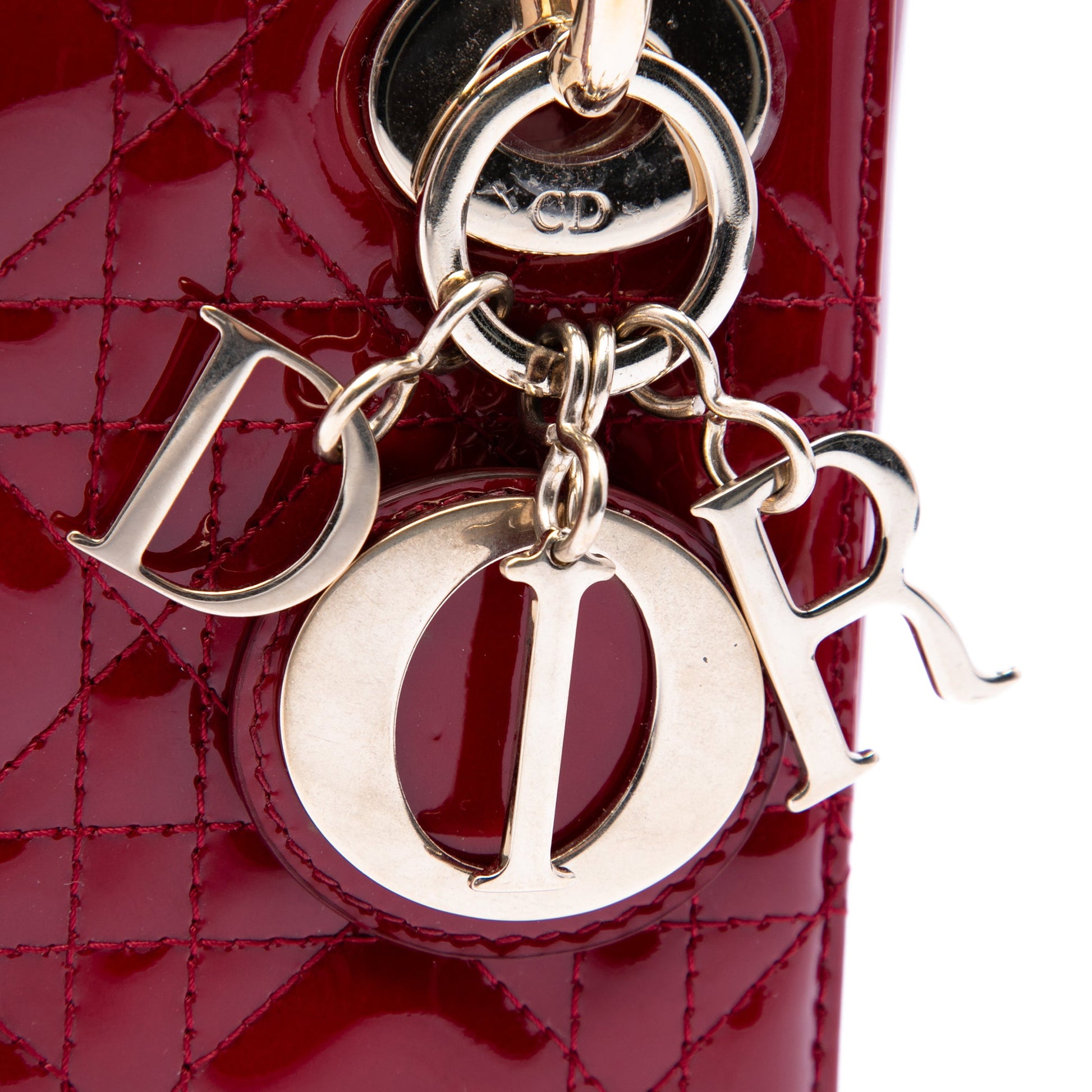 Dior Mini Patent Cannage Lady Dior