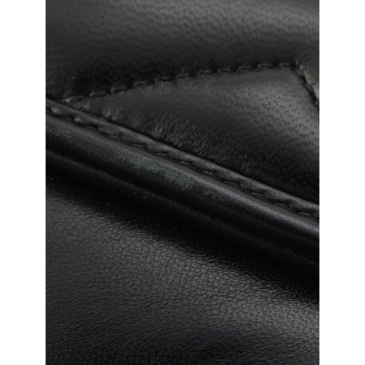 Gucci Medium GG Marmont GG Studded Matelasse Leather Shoulder Bag — Black