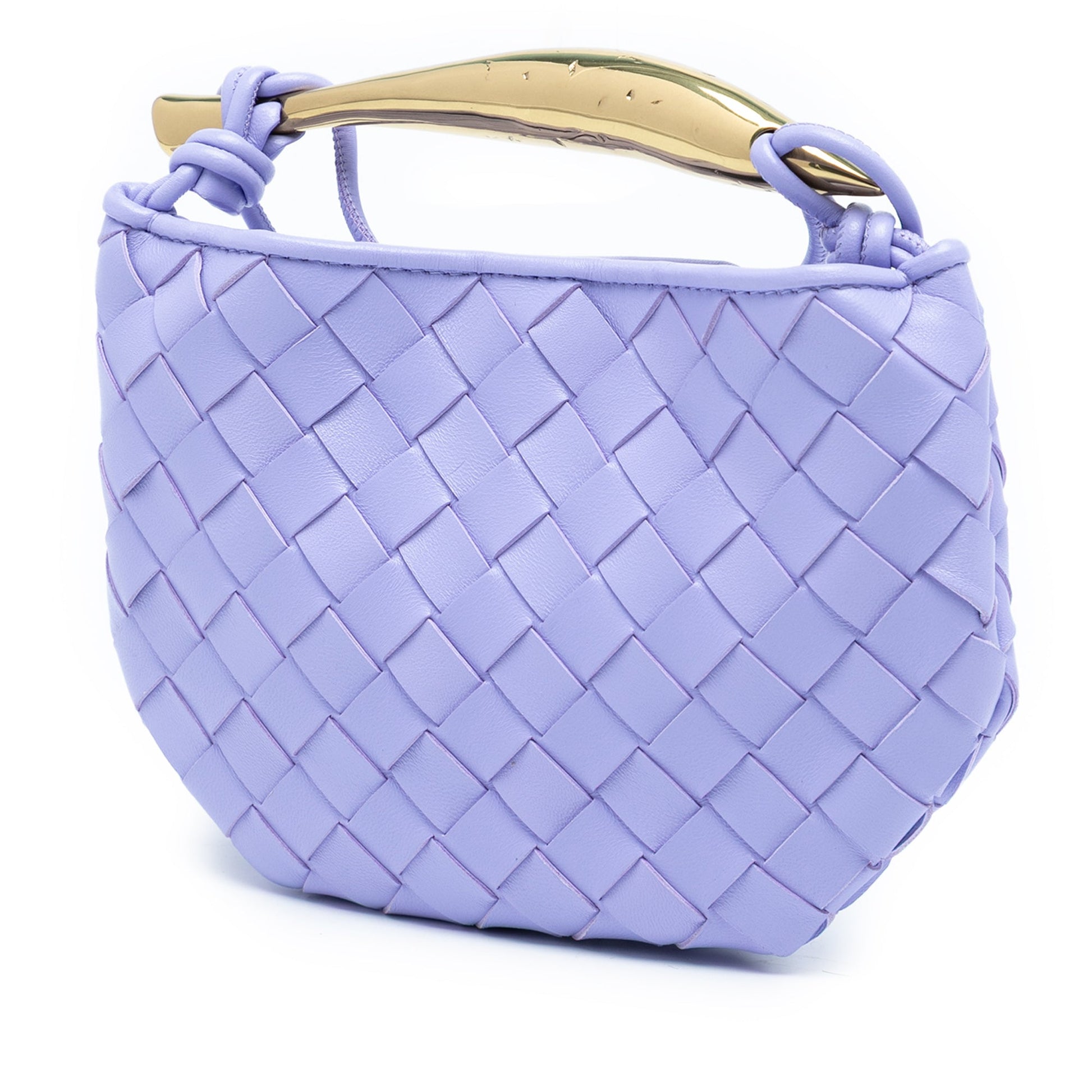 Bottega Veneta Baby Lambskin Intrecciato Sardine Bag