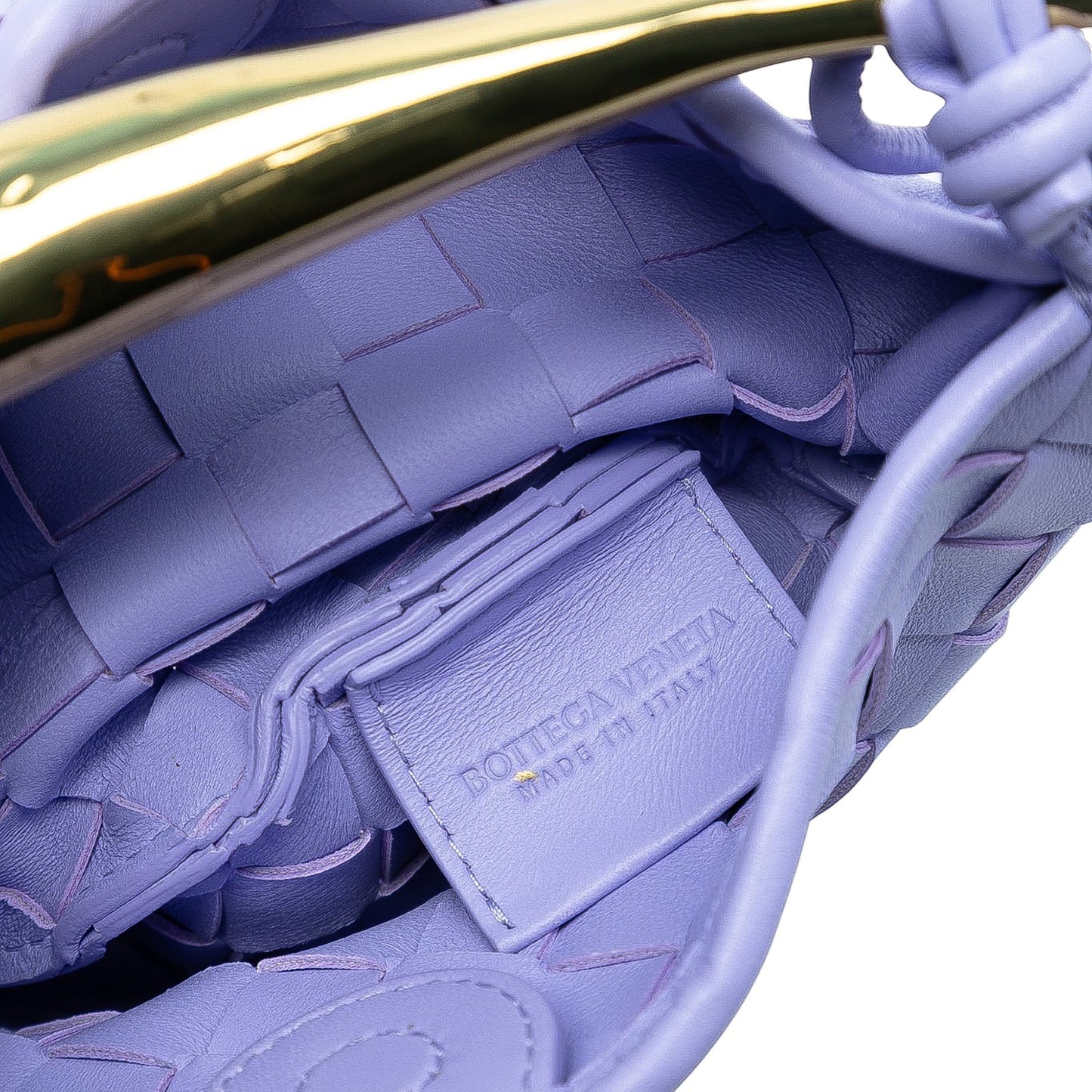 Bottega Veneta Baby Lambskin Intrecciato Sardine Bag
