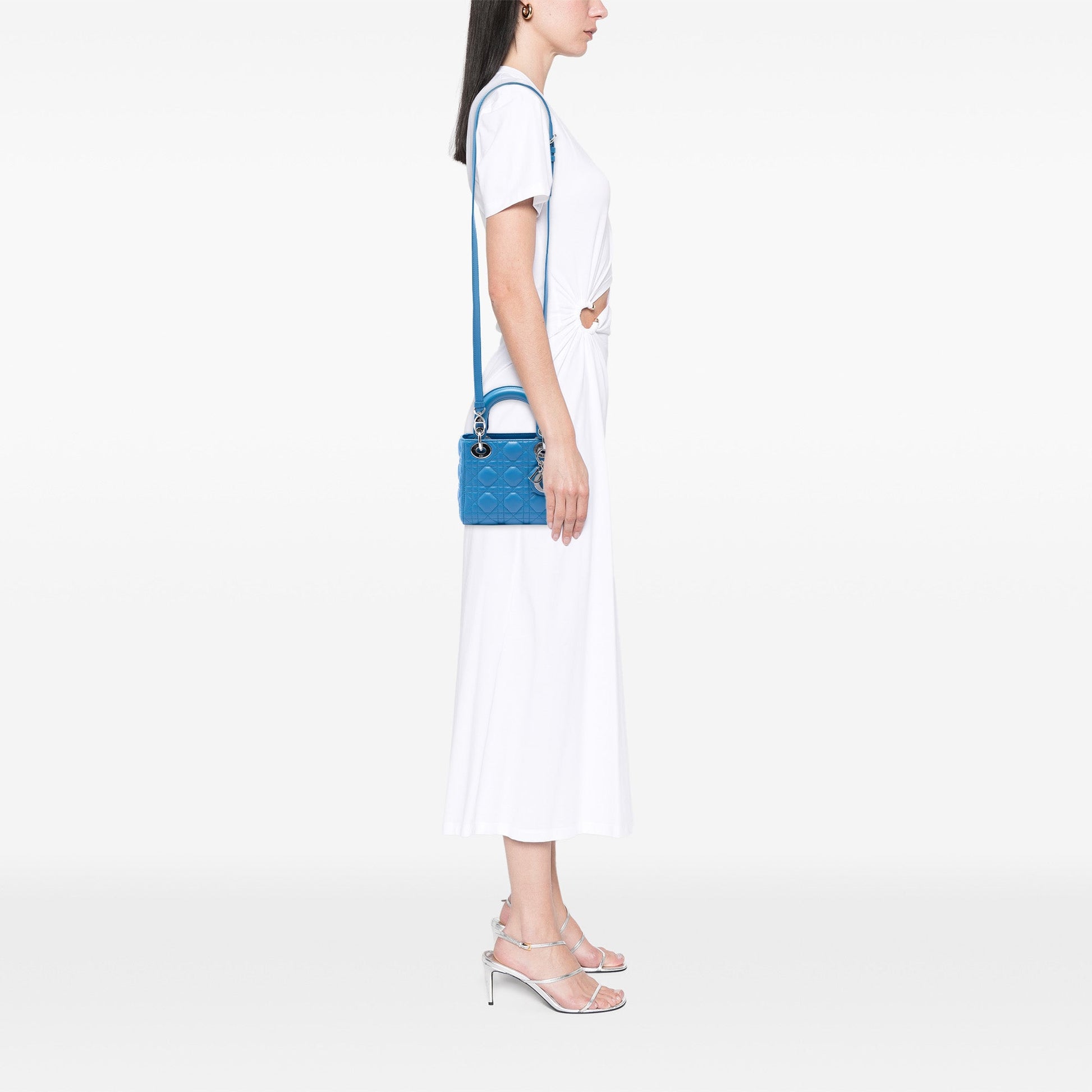 Dior Mini Lambskin Cannage Lady Dior