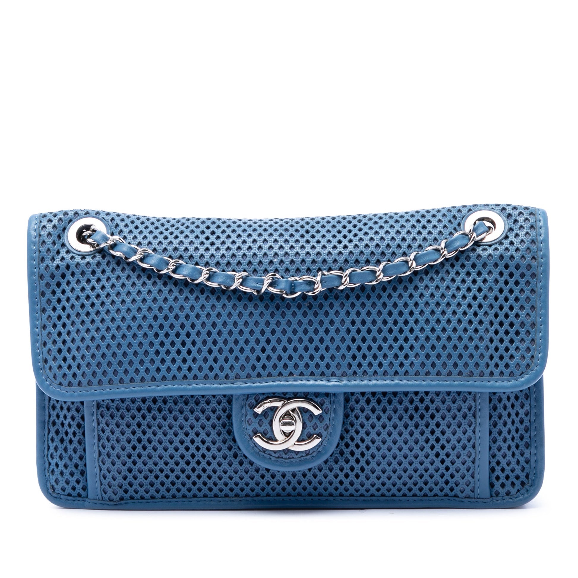 Chanel Medium Perforated Calfskin Up In The Air Flap