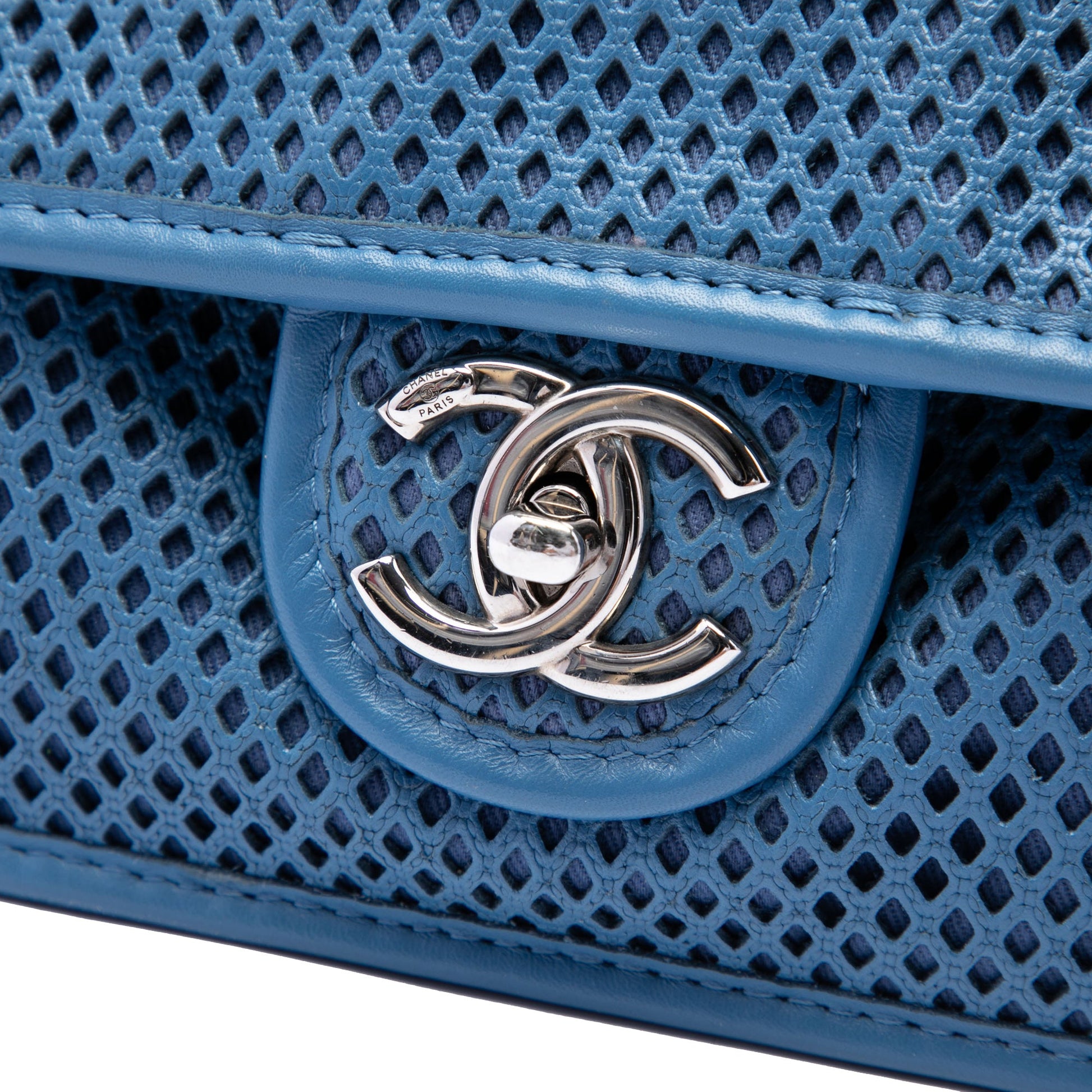 Chanel Medium Perforated Calfskin Up In The Air Flap