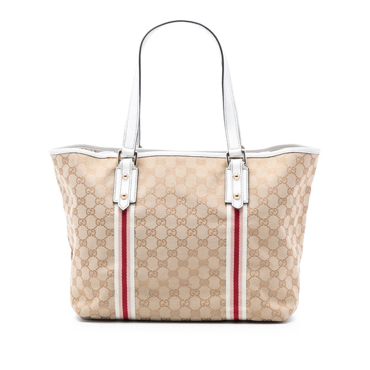 Gucci Large GG Canvas Jolicoeur Tote