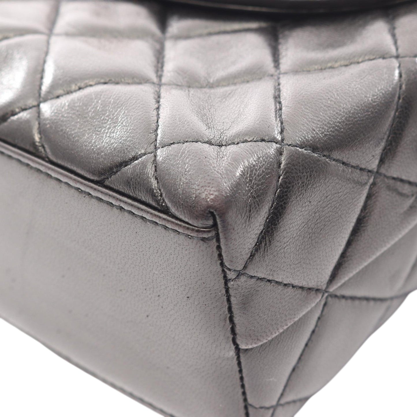 Chanel CC Quilted Lambskin Shoulder Bag