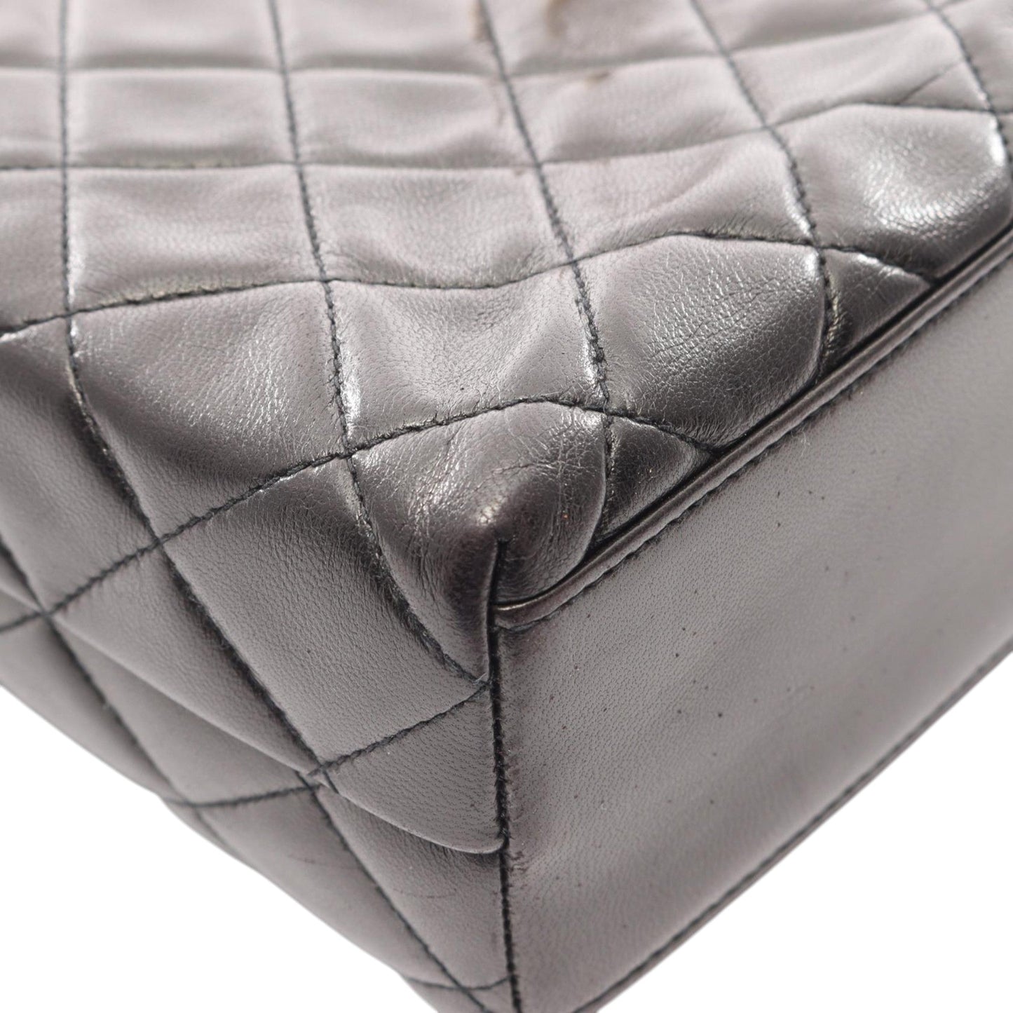 Chanel CC Quilted Lambskin Shoulder Bag