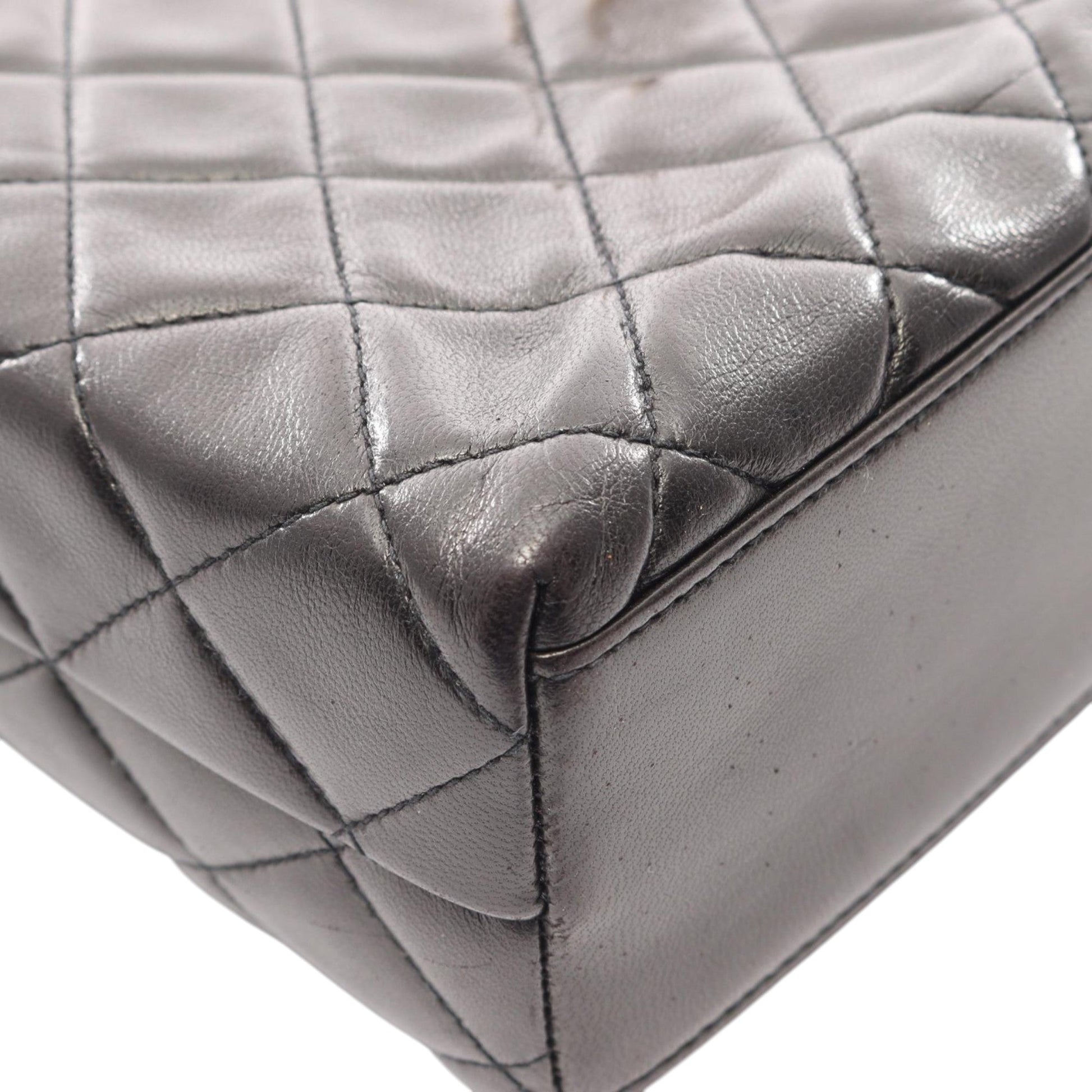 Chanel CC Quilted Lambskin Shoulder Bag