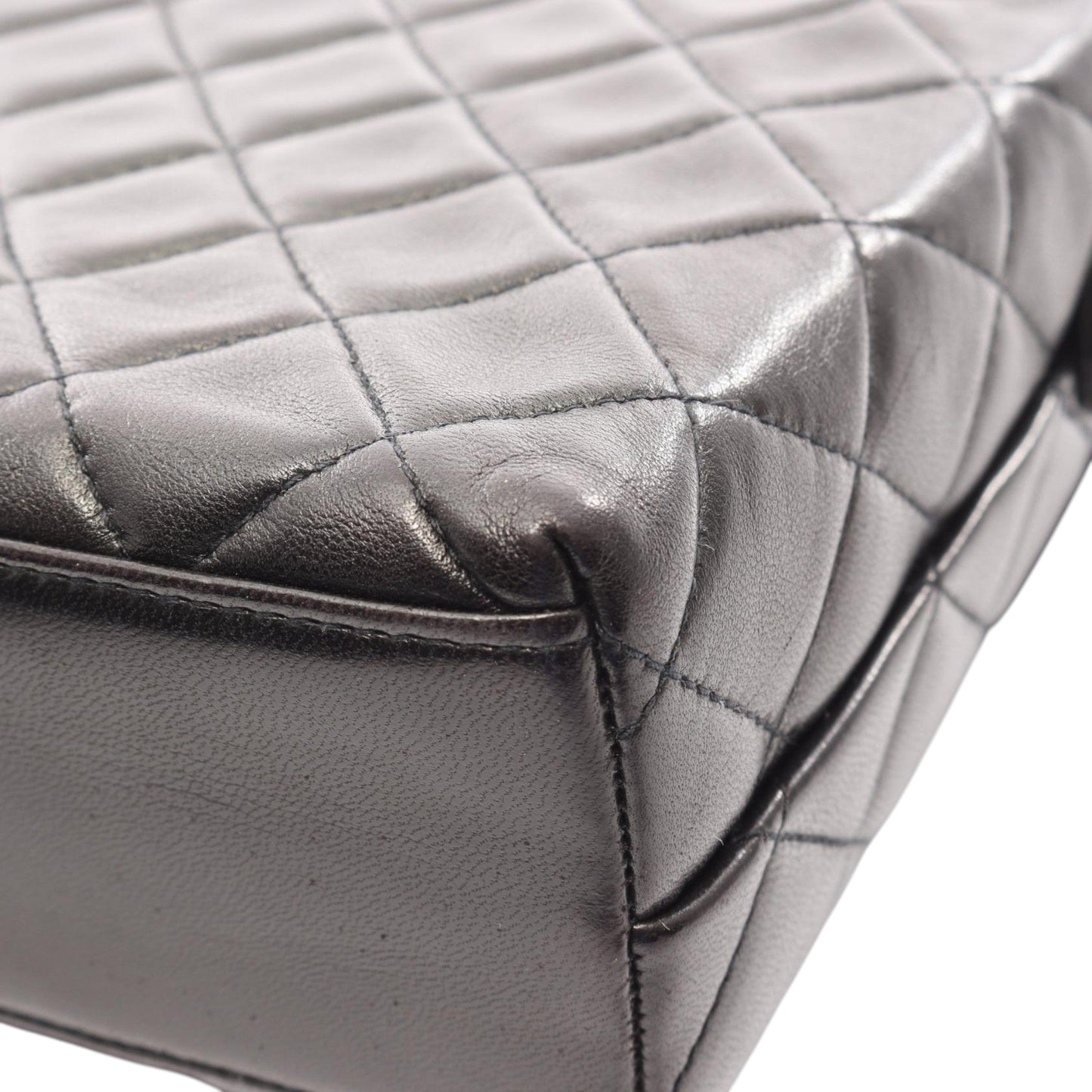 Chanel CC Quilted Lambskin Shoulder Bag