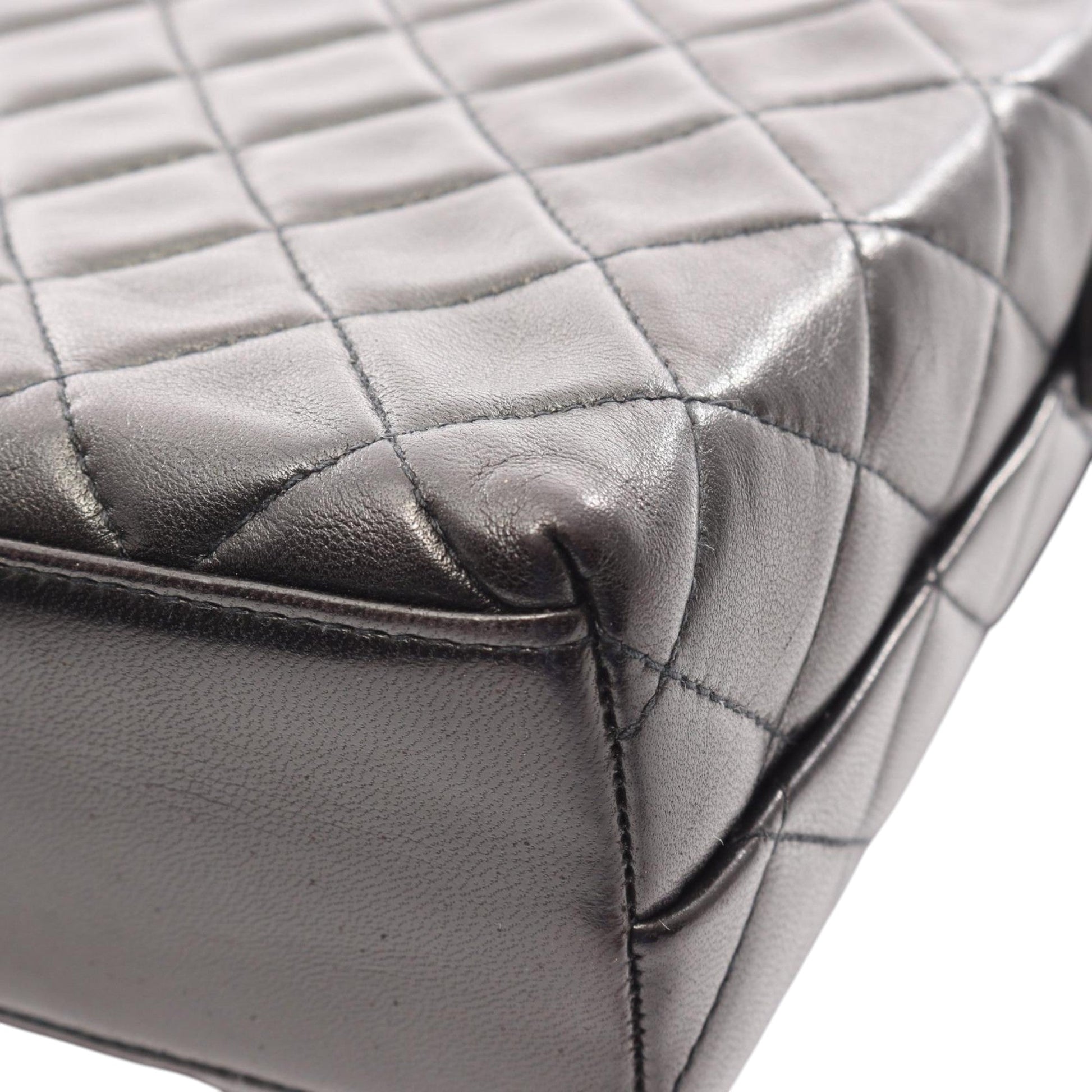 Chanel CC Quilted Lambskin Shoulder Bag