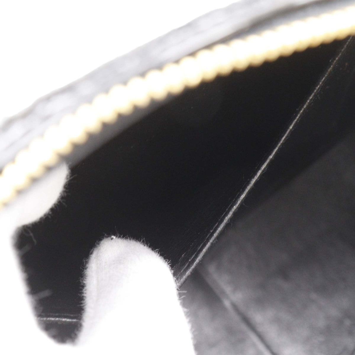 Chanel CC Quilted Patent Round Vanity Bag
