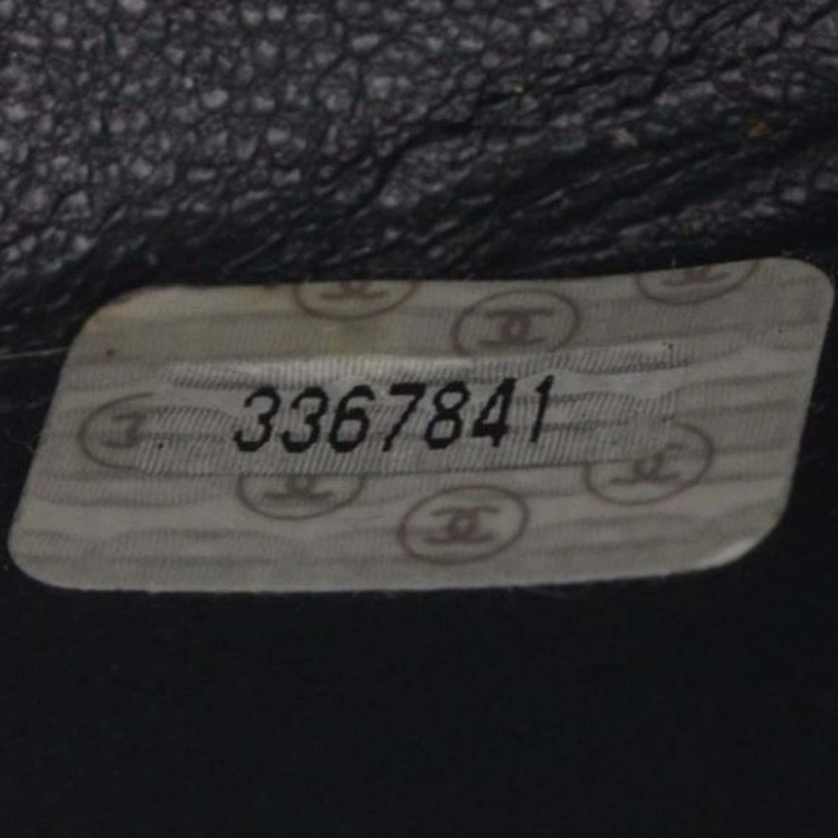Chanel CC Quilted Patent Round Vanity Bag