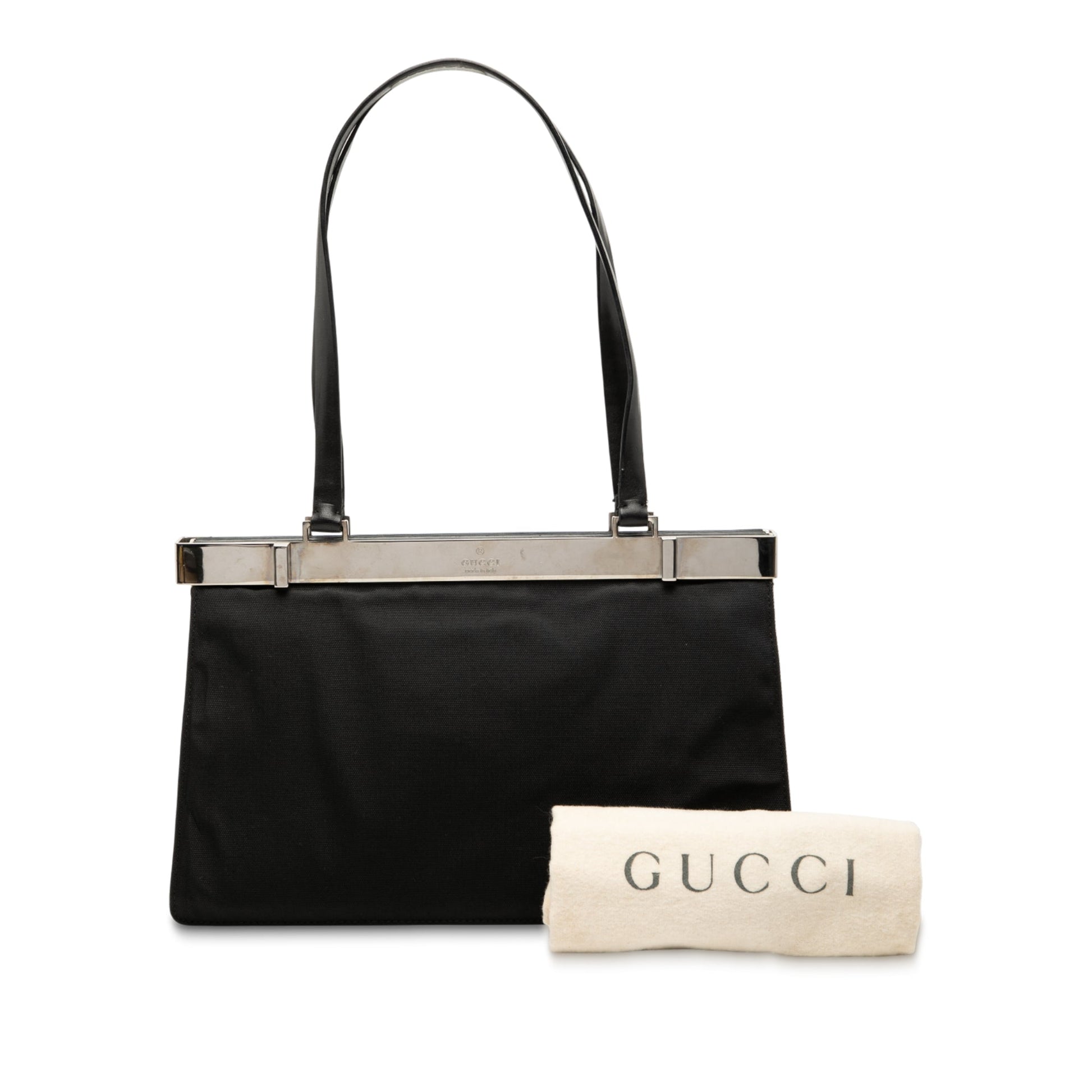Gucci Nylon Frame Shoulder Bag