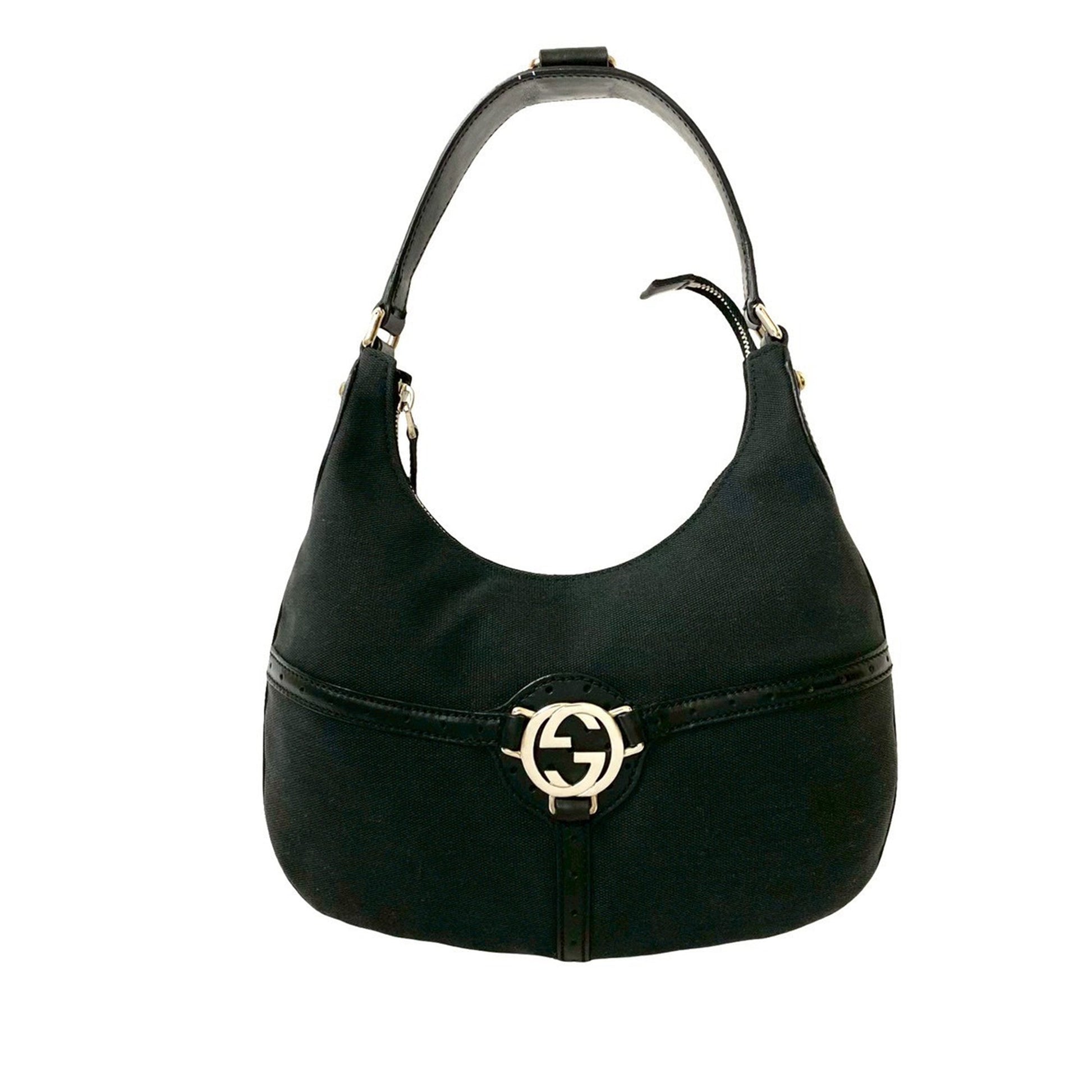 Gucci Canvas Reins Hobo