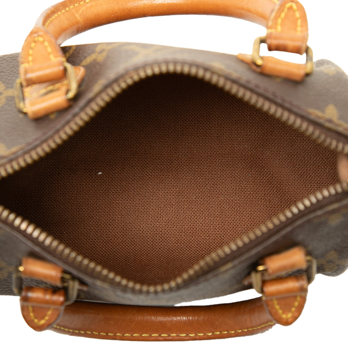 Louis Vuitton Monogram Mini Speedy HL — Brown