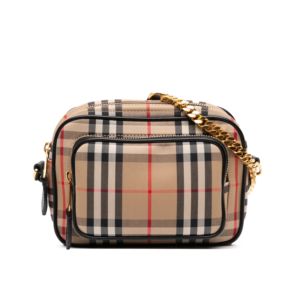 Burberry House Check Canvas Camera Bag
