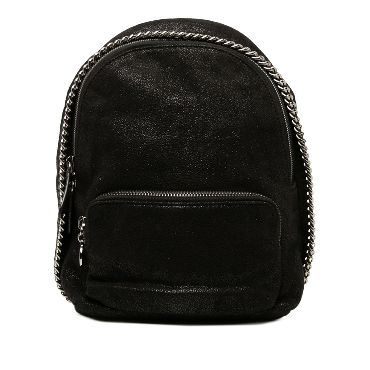 Stella McCartney Shaggy Deer Falabella Backpack — Black