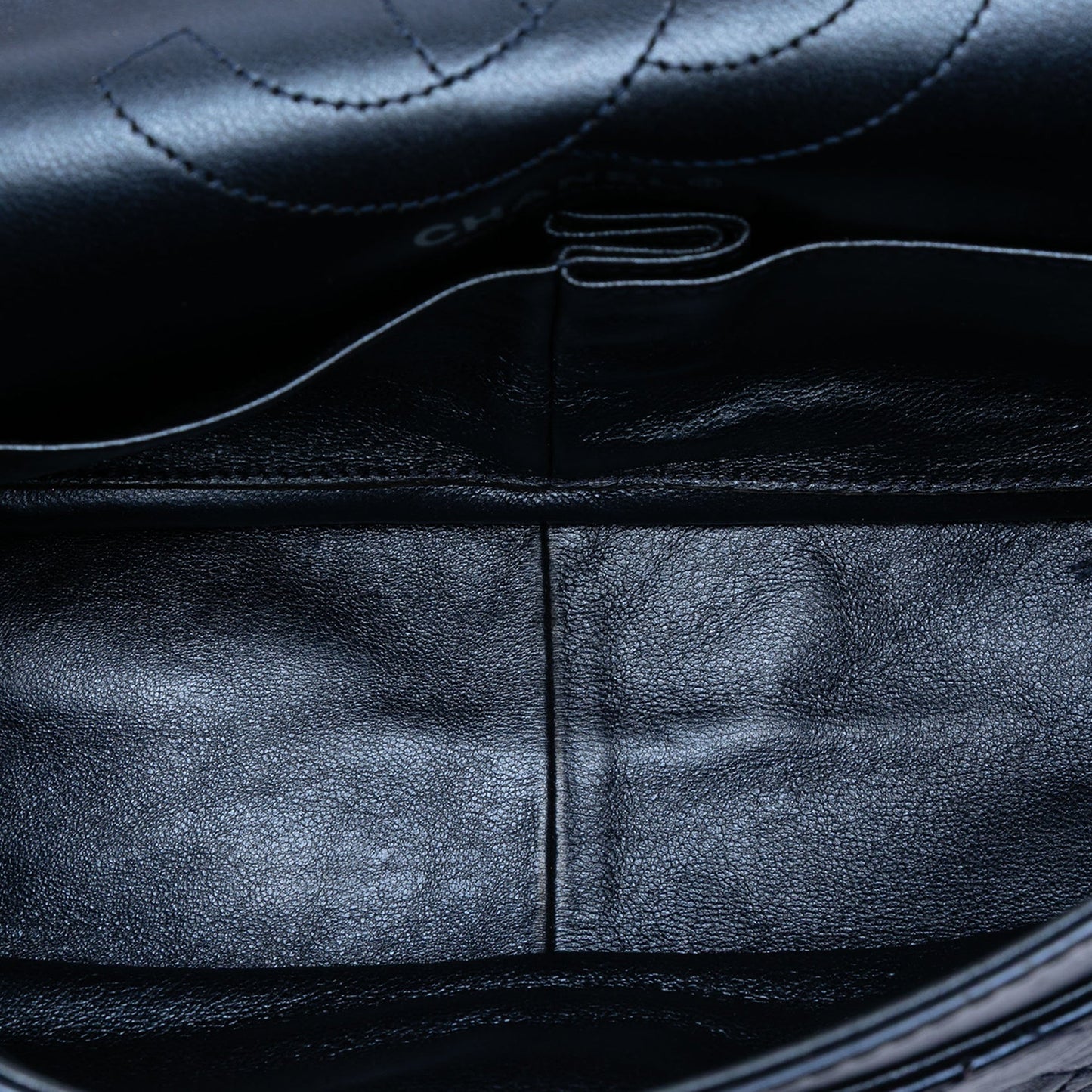 Quilted Metallic Aged Calfskin Reissue 2.55 Double Flap 226