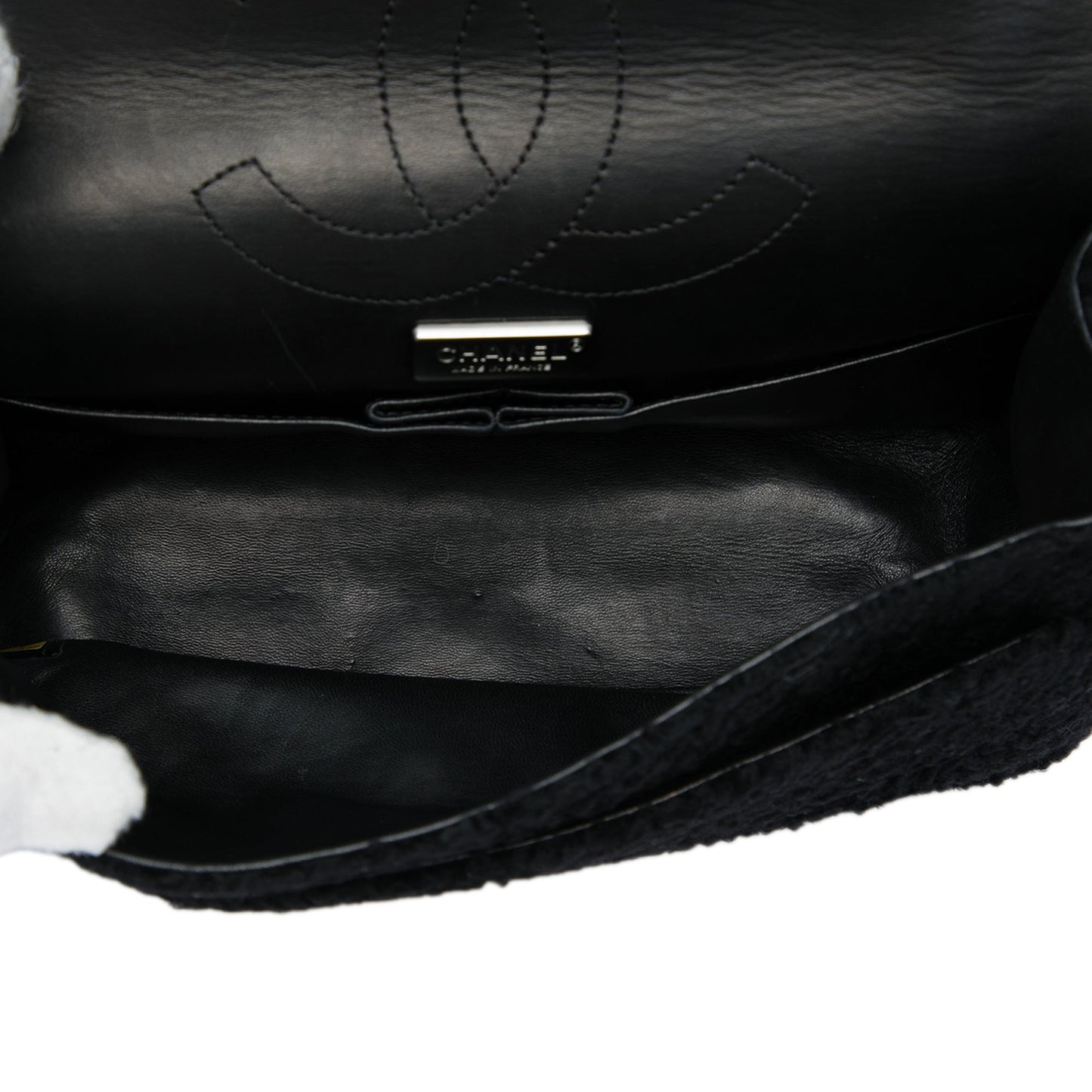 Chanel Boucle Wool Reissue 2.55 Double Flap 225