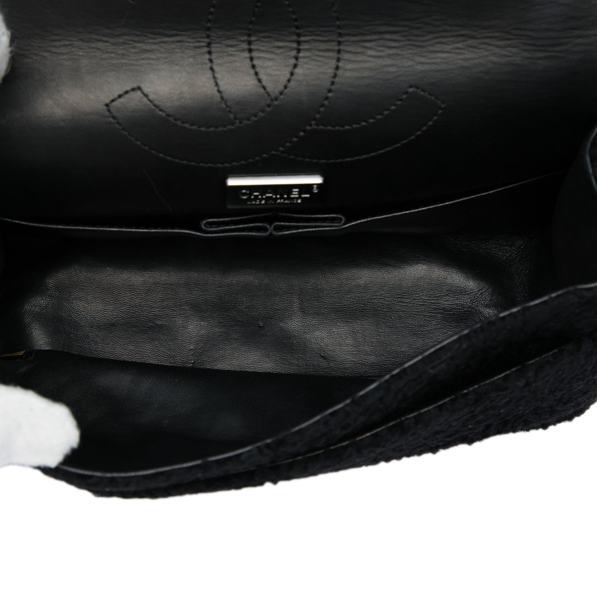 Chanel Boucle Wool Reissue 2.55 Double Flap 225