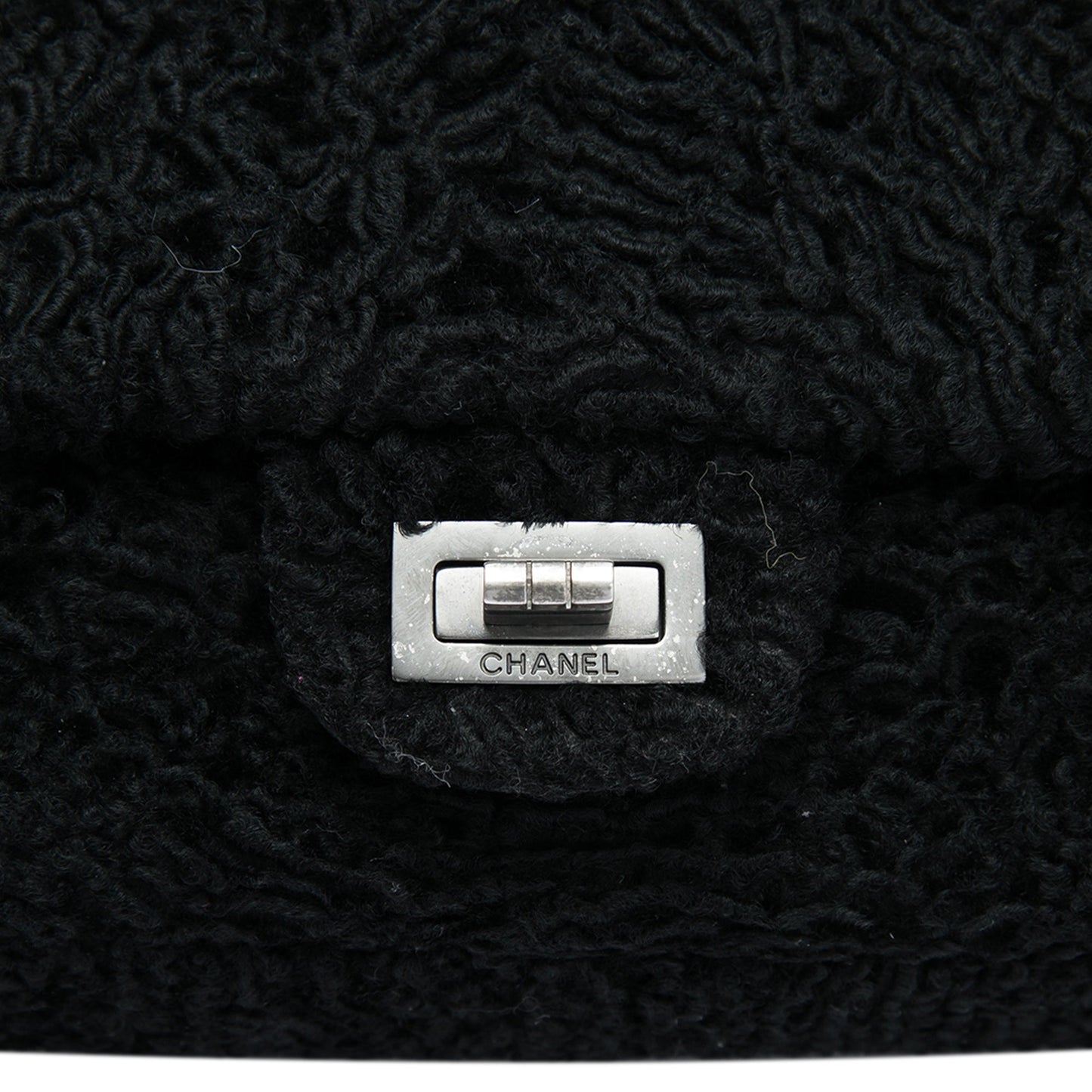 Chanel Boucle Wool Reissue 2.55 Double Flap 225