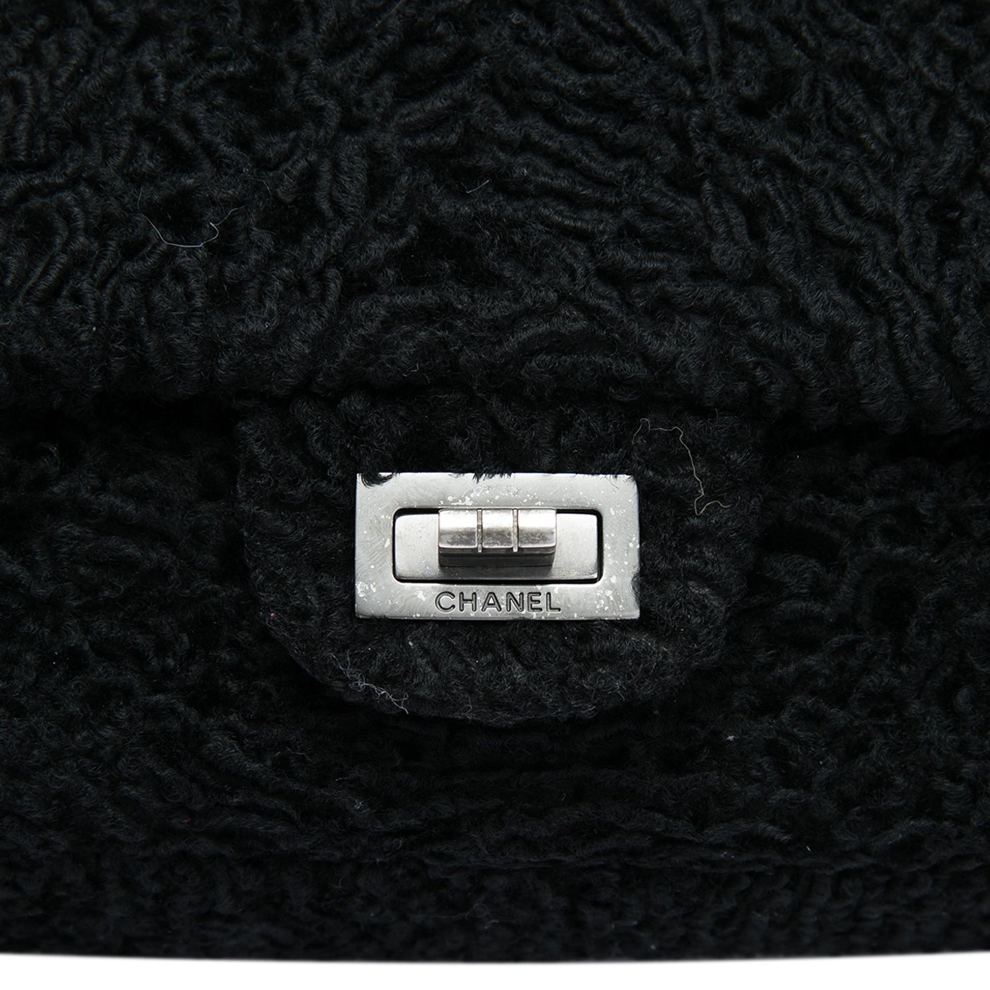 Chanel Boucle Wool Reissue 2.55 Double Flap 225