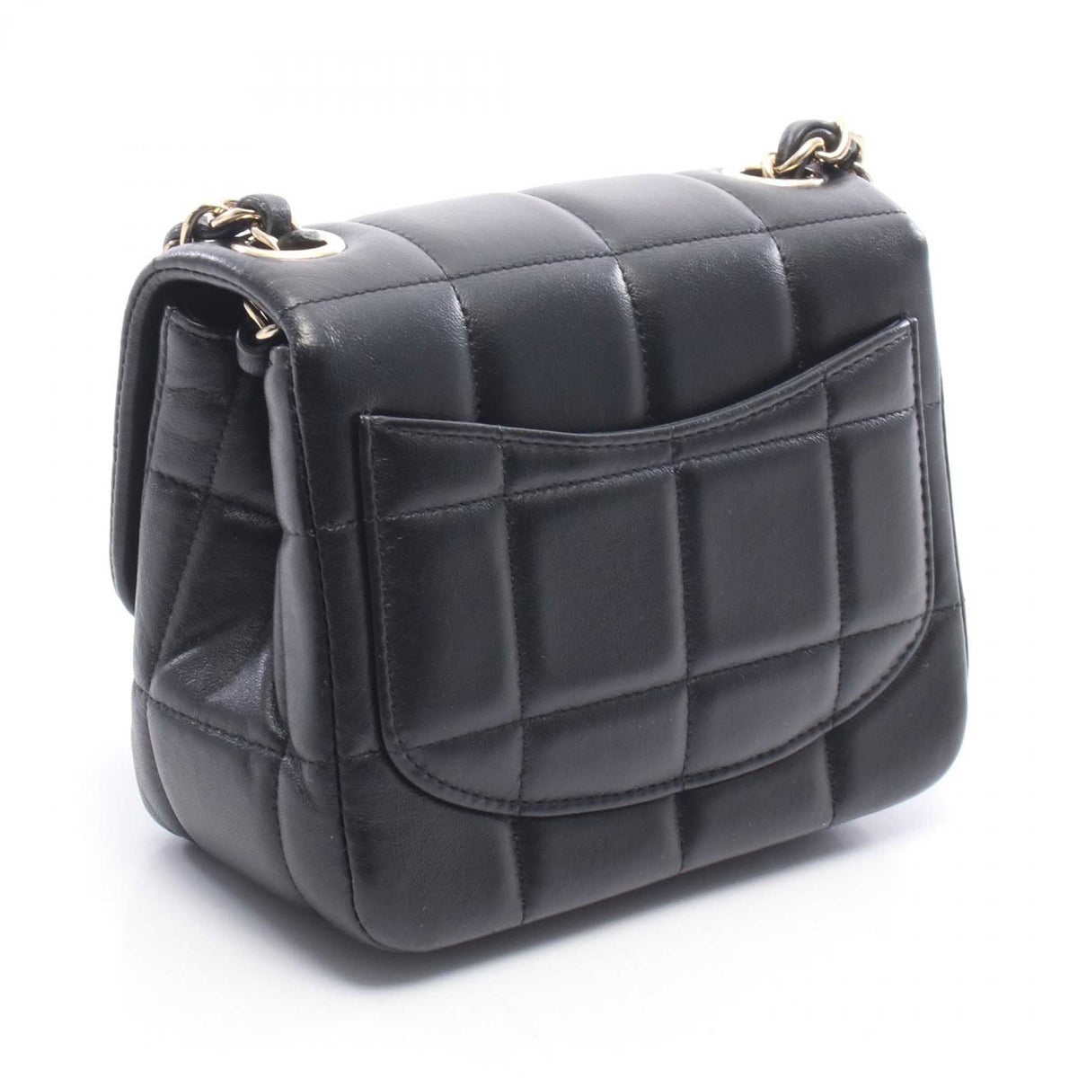 Chanel Mini Quilted Lambskin Resin Crystal Square Monacoco Flap