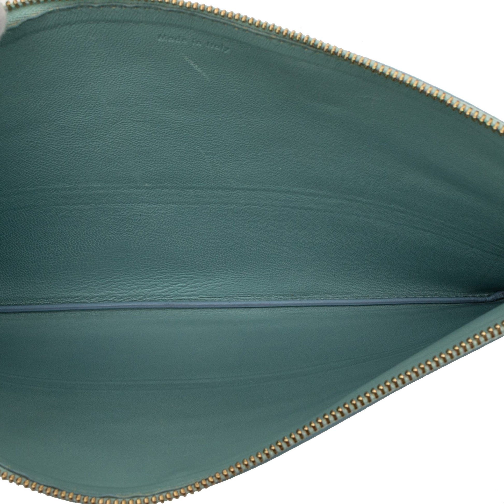 Bicolor Lambskin Solo Clutch