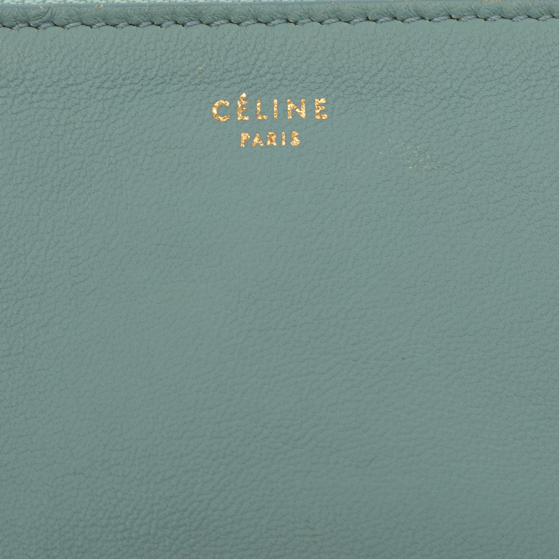 Bicolor Lambskin Solo Clutch