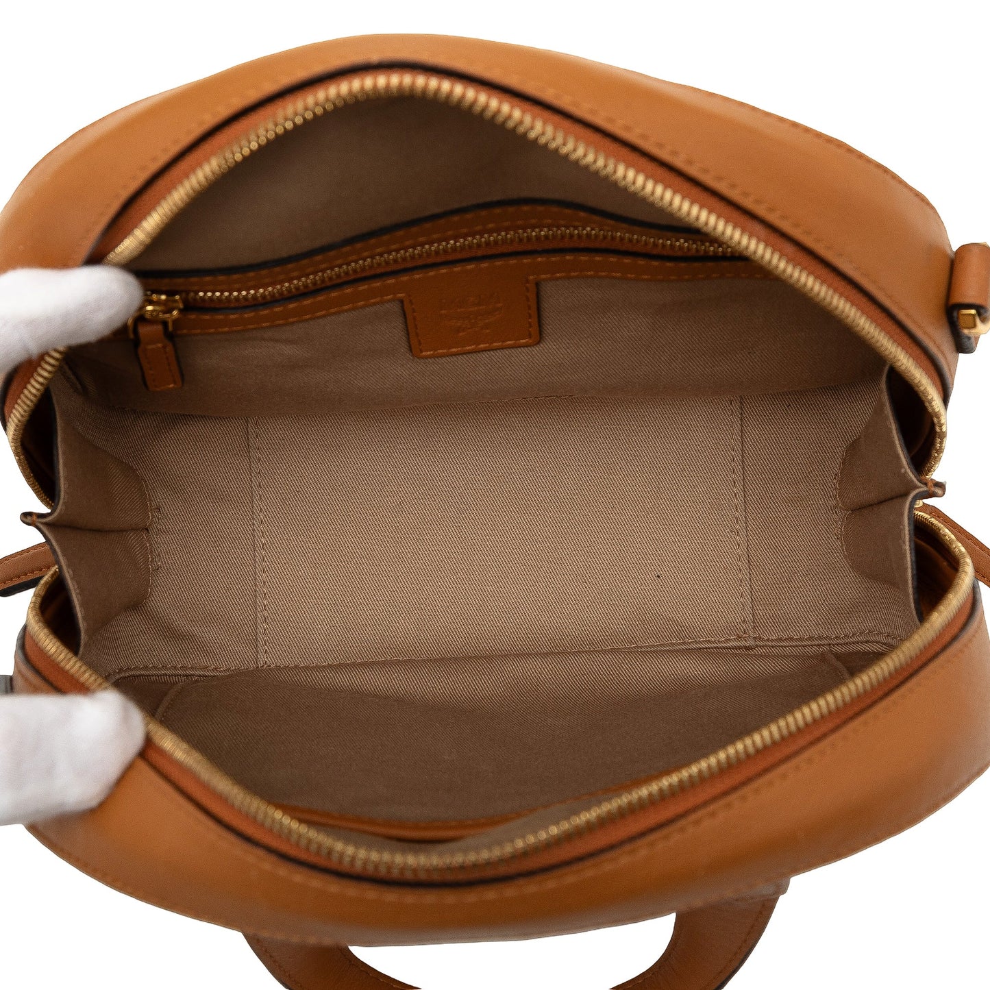 MCM Visetos Coated Canvas Essential Disco Satchel