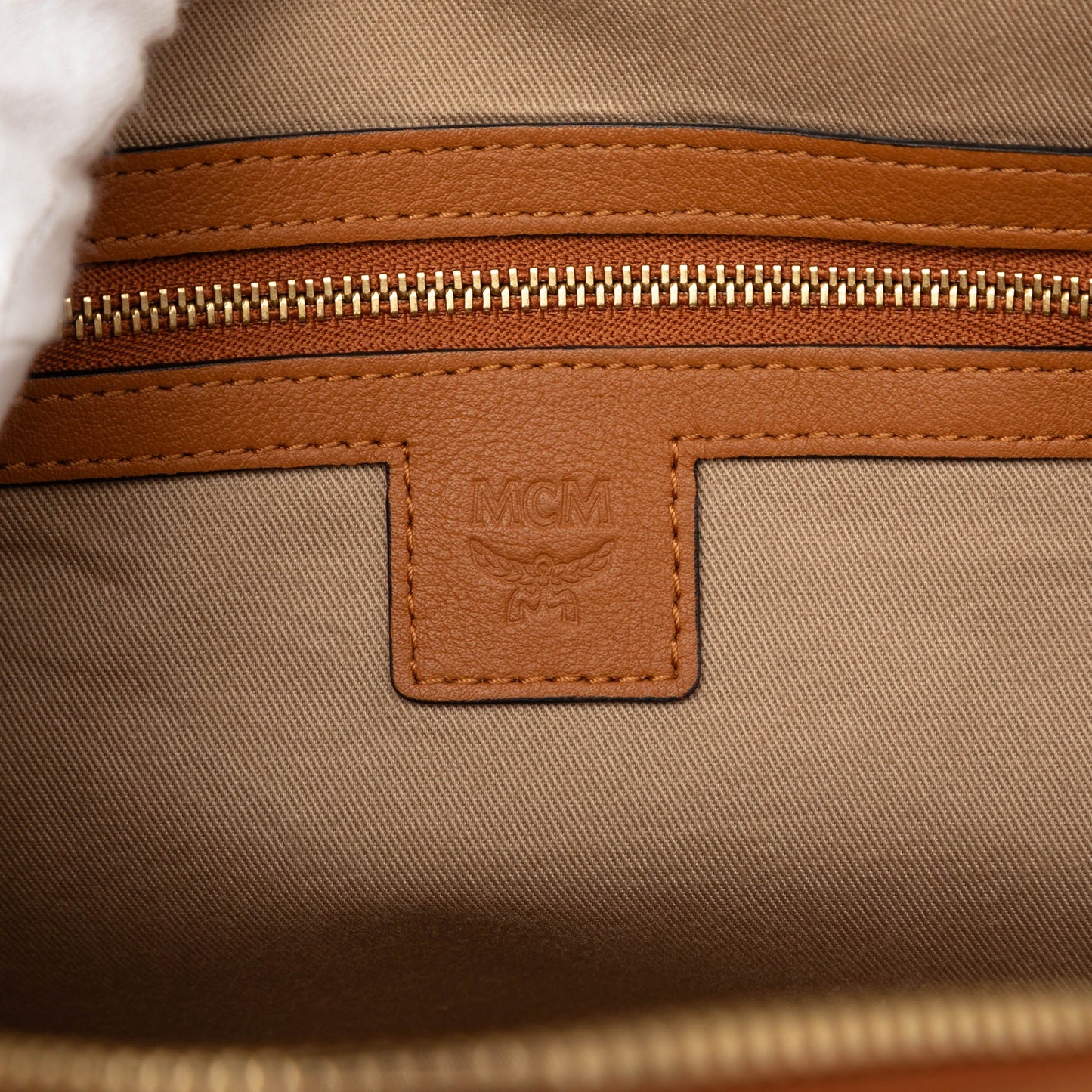 MCM Visetos Coated Canvas Essential Disco Satchel