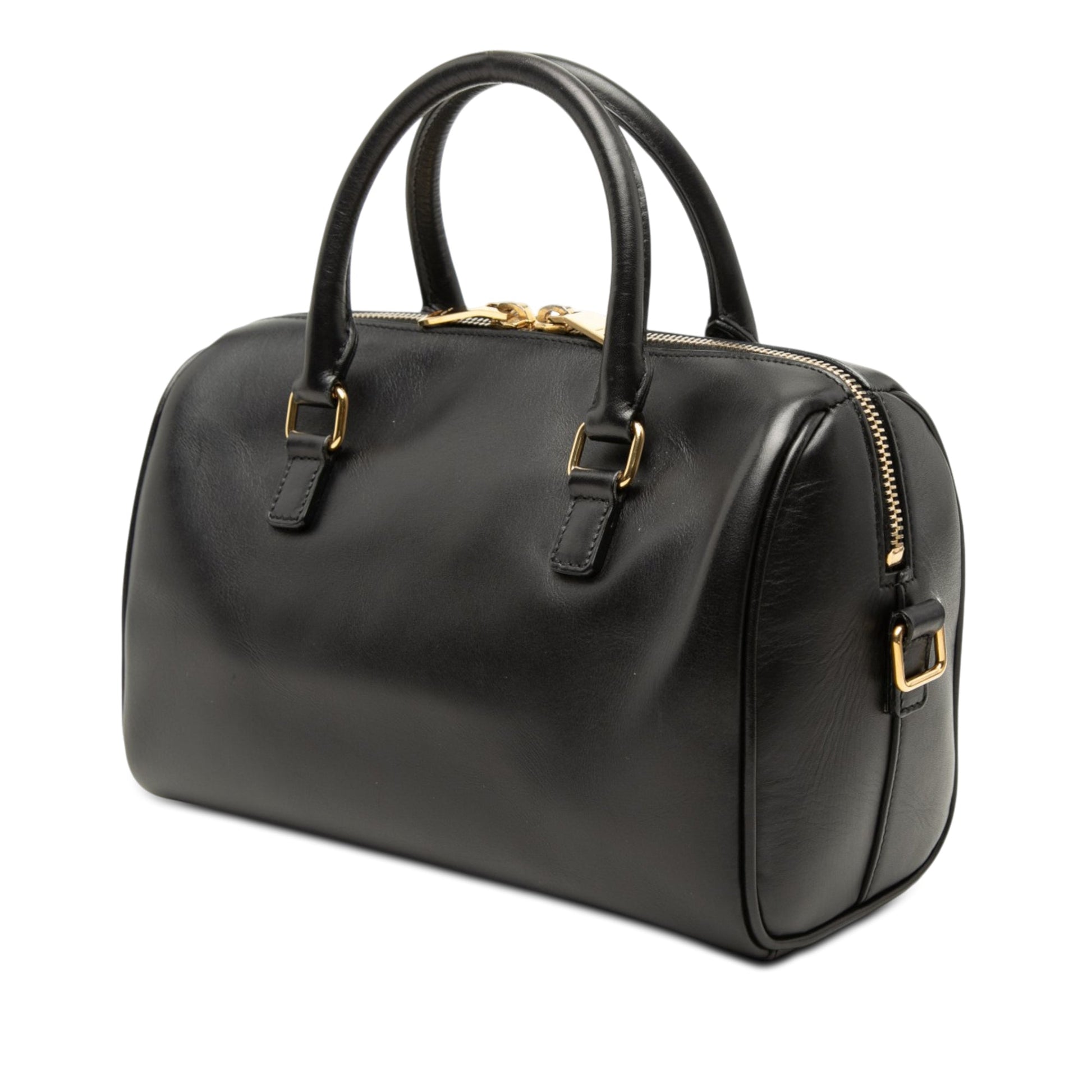 Saint Laurent Baby Leather Classic Duffle Satchel