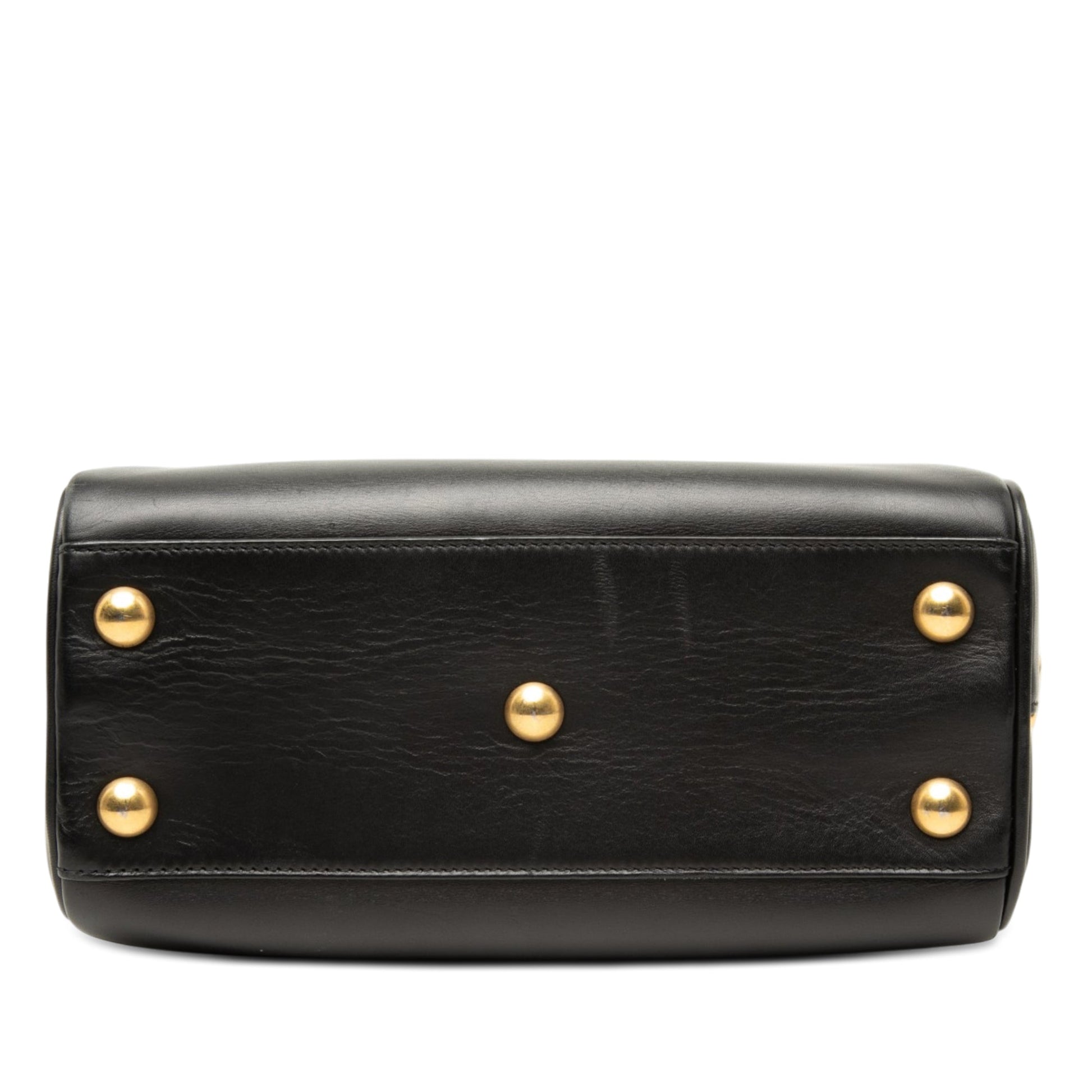 Saint Laurent Baby Leather Classic Duffle Satchel