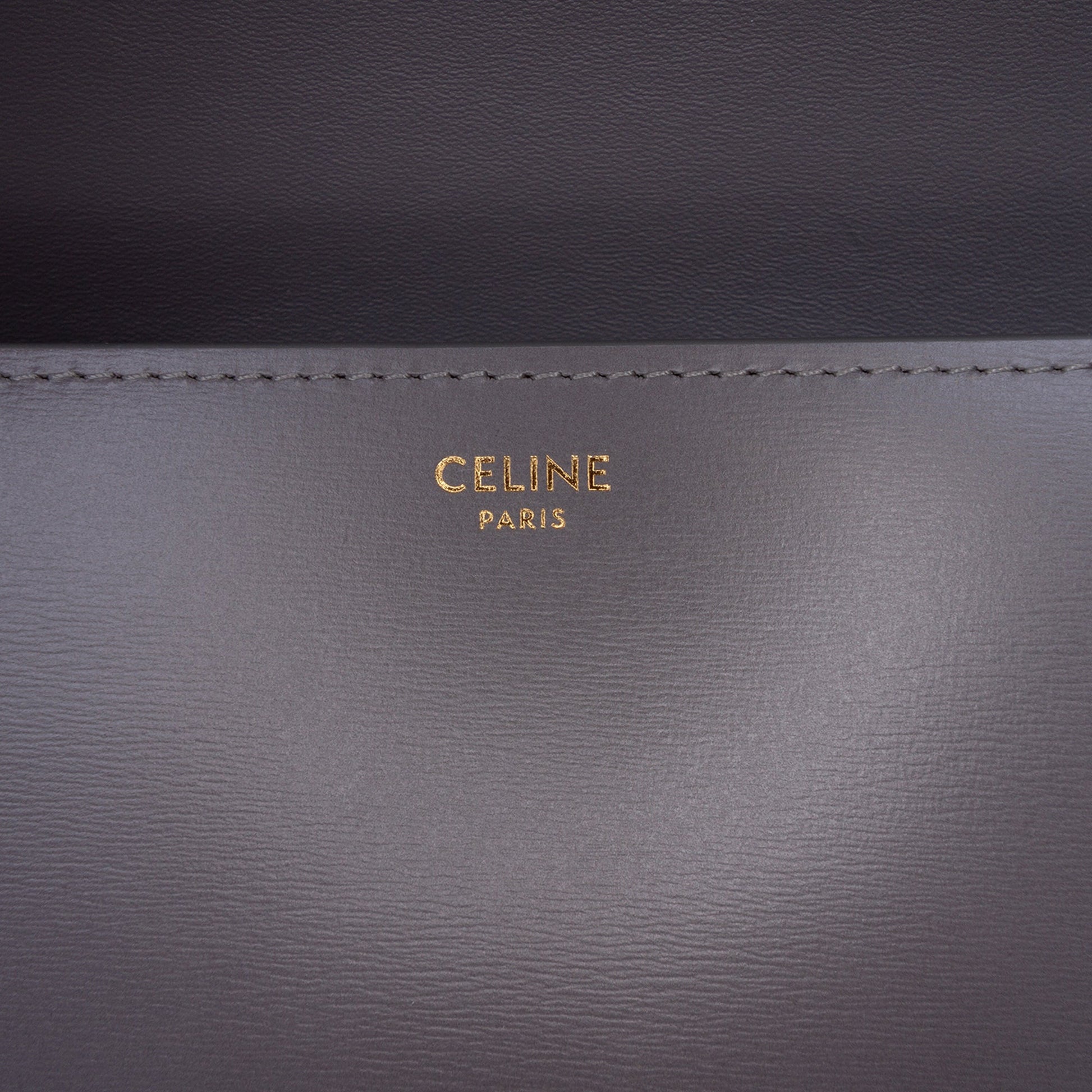 Celine Teen Shiny Calfskin Triomphe Crossbody