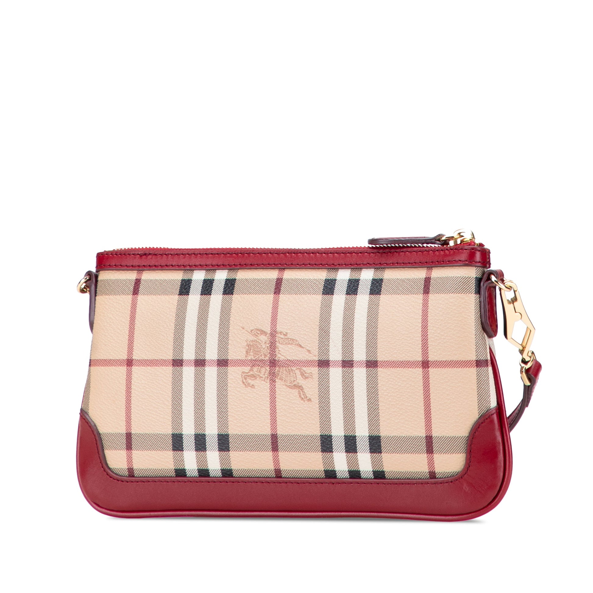 Burberry Haymarket Check Coated Canvas Peyton Crossbody