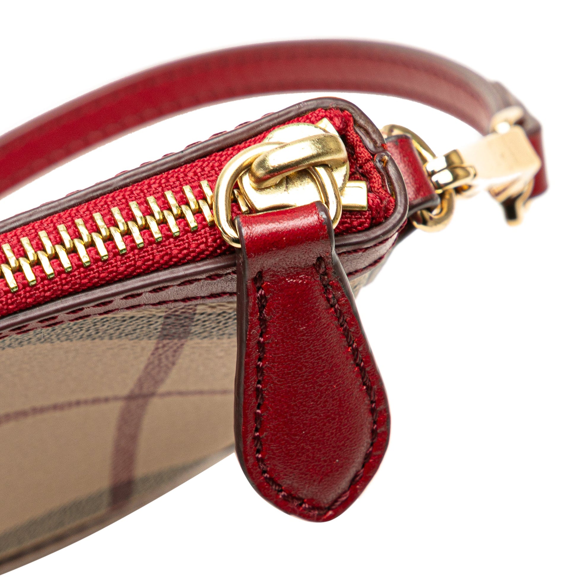 Burberry Haymarket Check Coated Canvas Peyton Crossbody