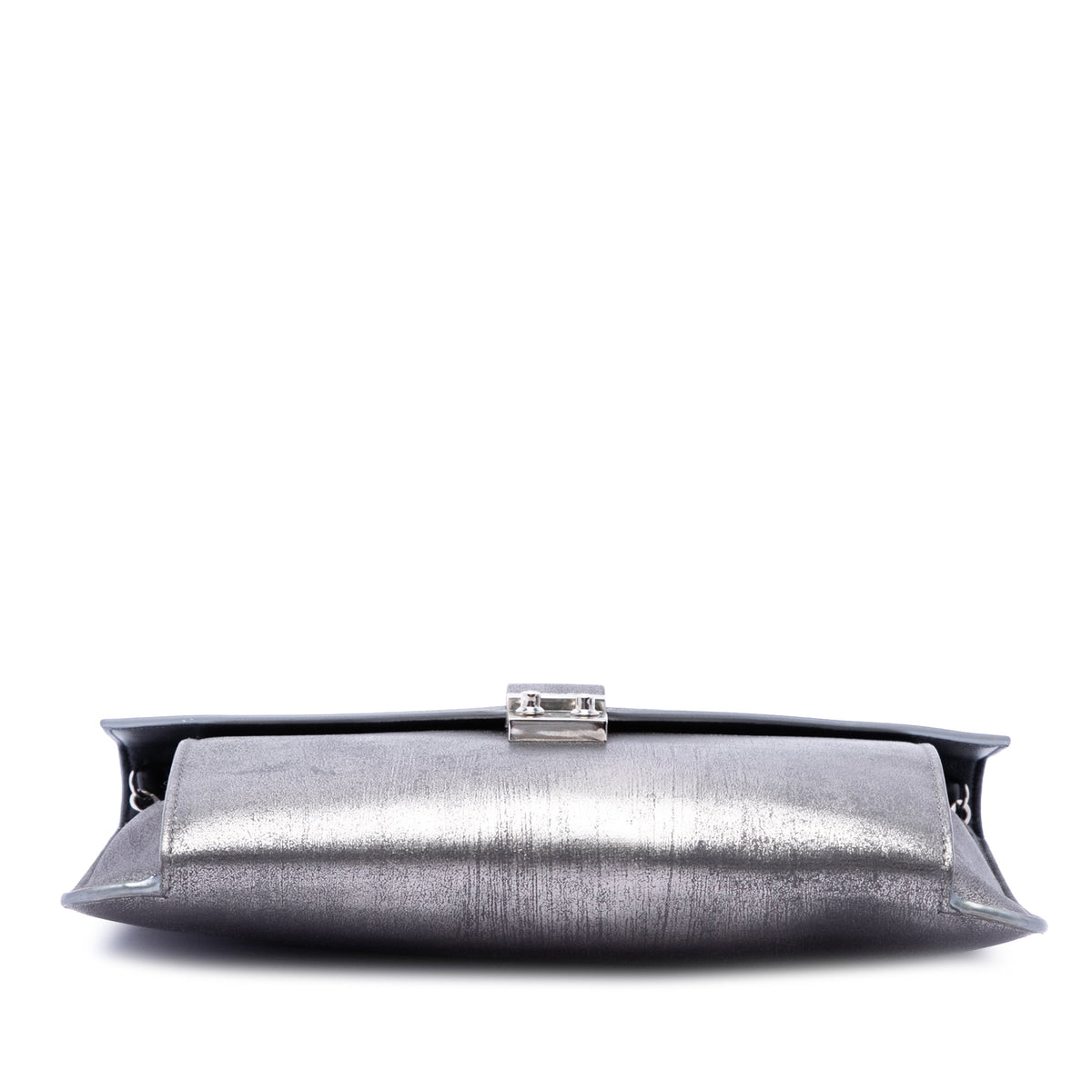 Dior Metallic Leather Shadow Soft Pouch on Chain