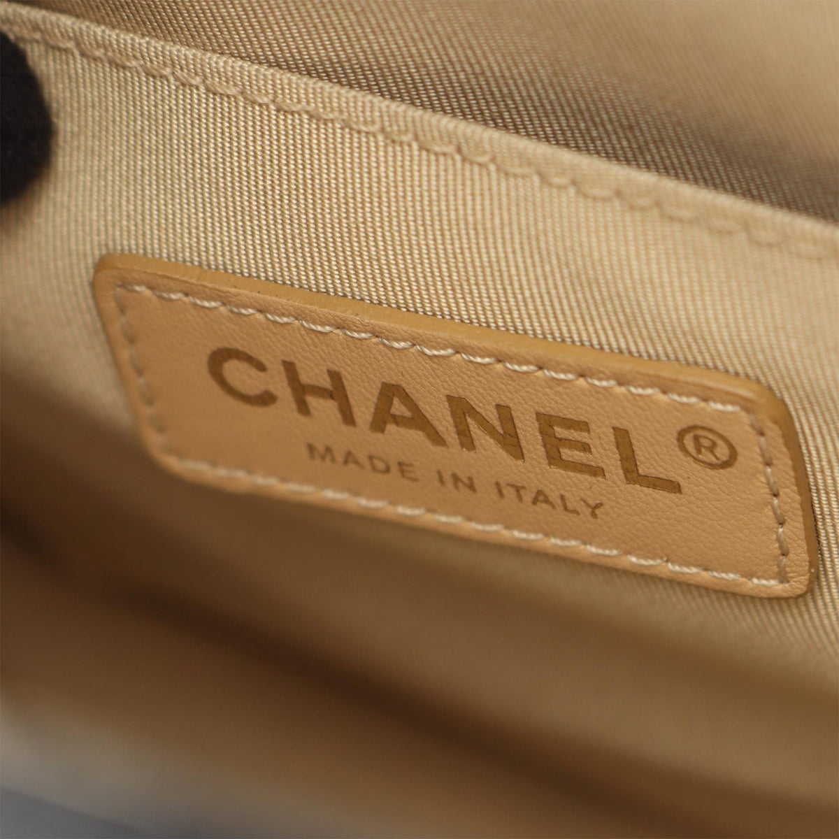 Chanel CC Quilted Lambskin Round Single Flap