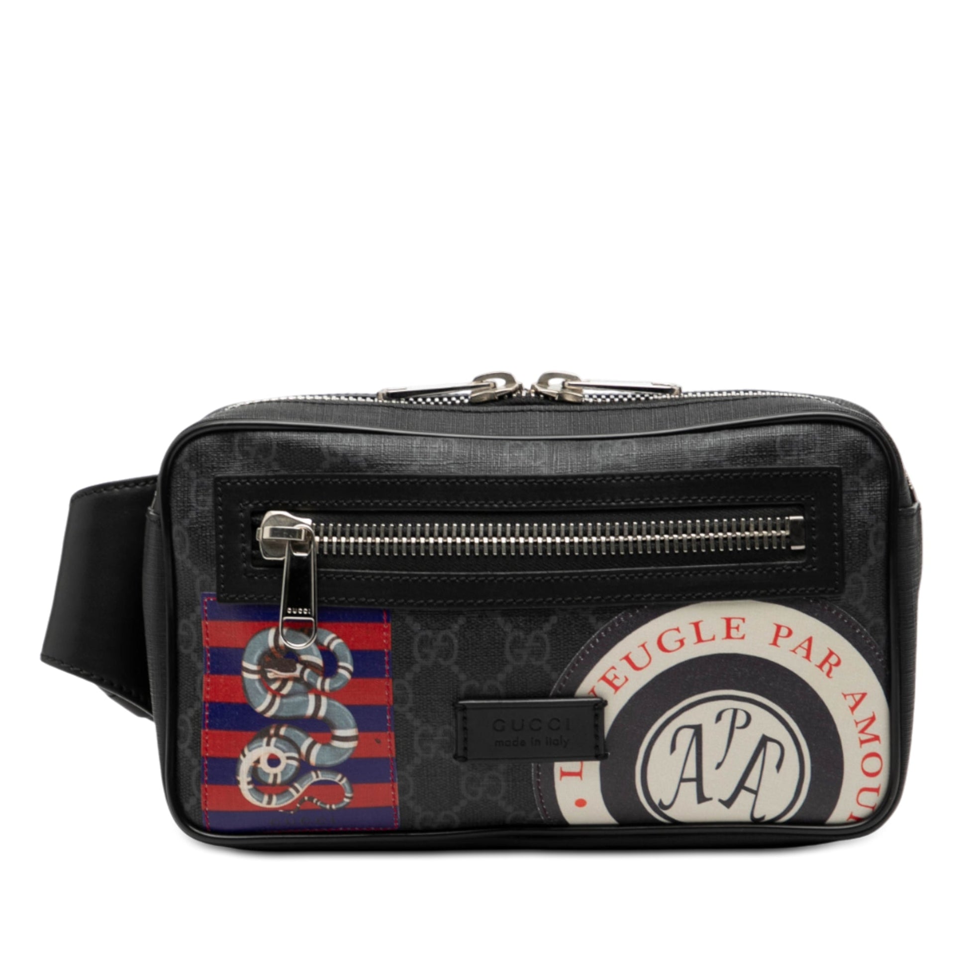 Gucci GG Supreme Web Night Courrier Belt Bag