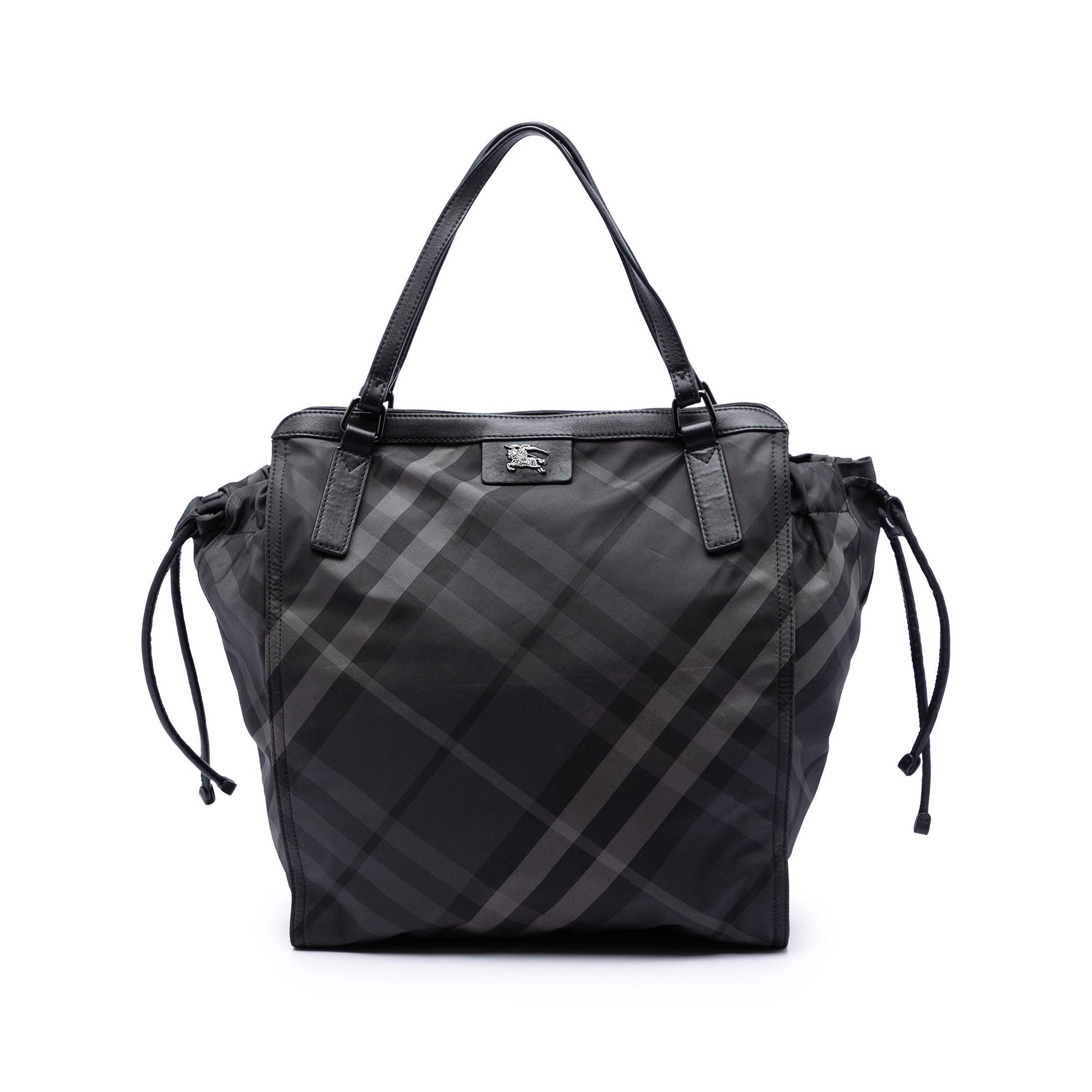Burberry Smoke Check Nylon Buckleigh Tote