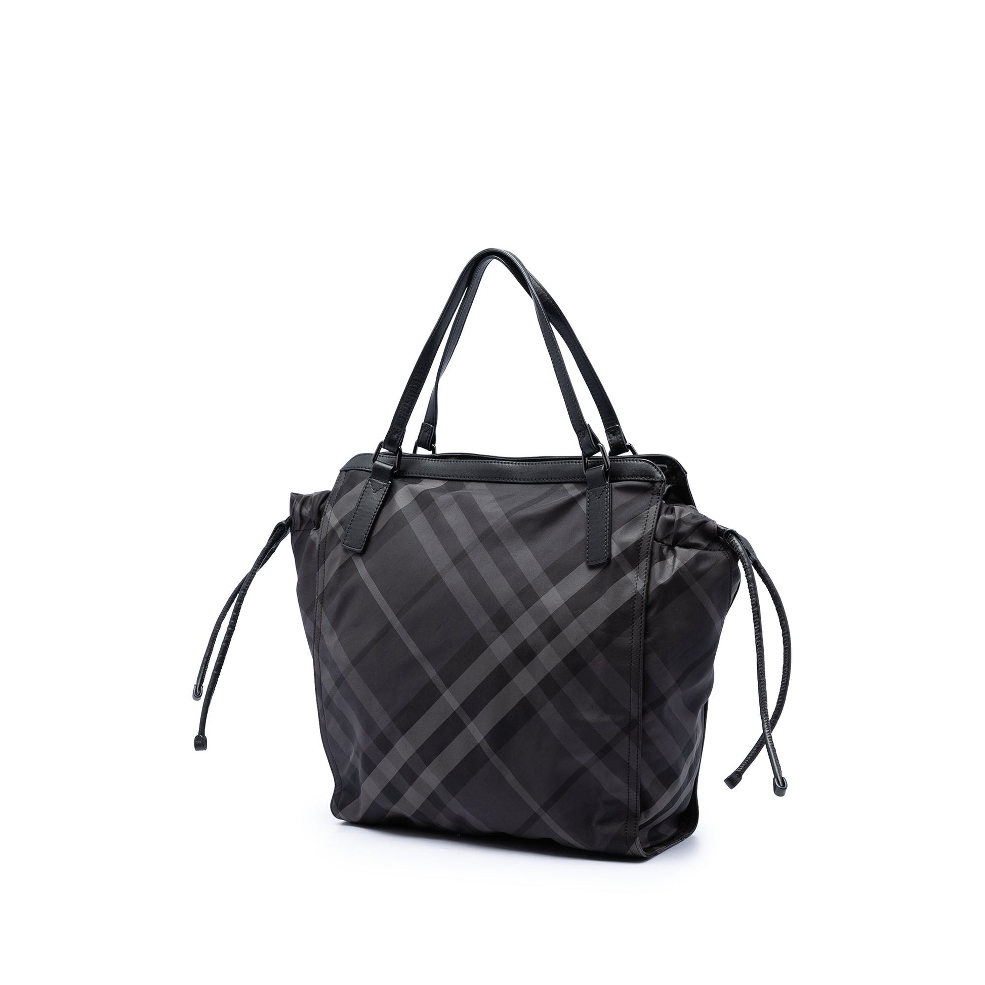 Burberry Smoke Check Nylon Buckleigh Tote