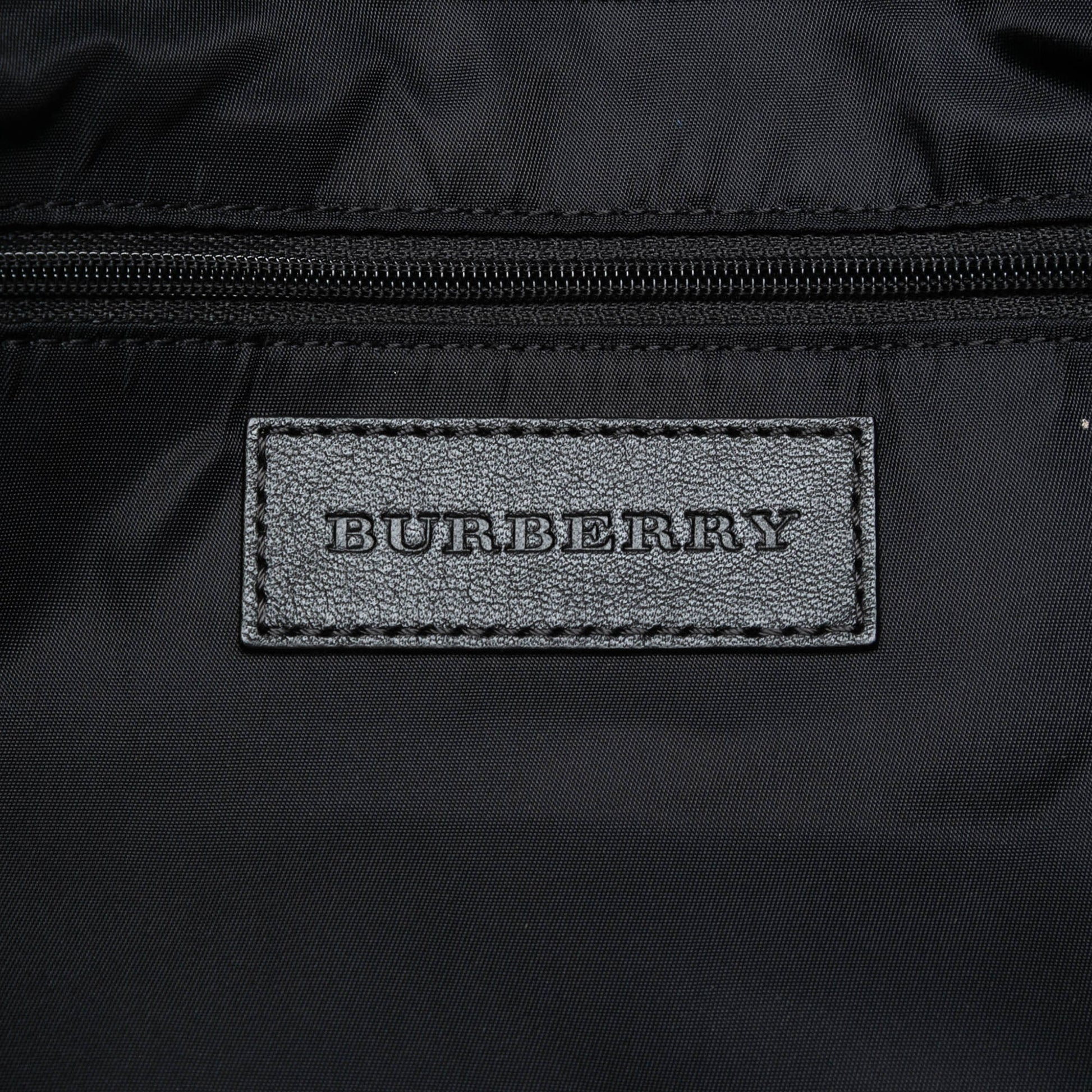 Burberry Smoke Check Nylon Buckleigh Tote