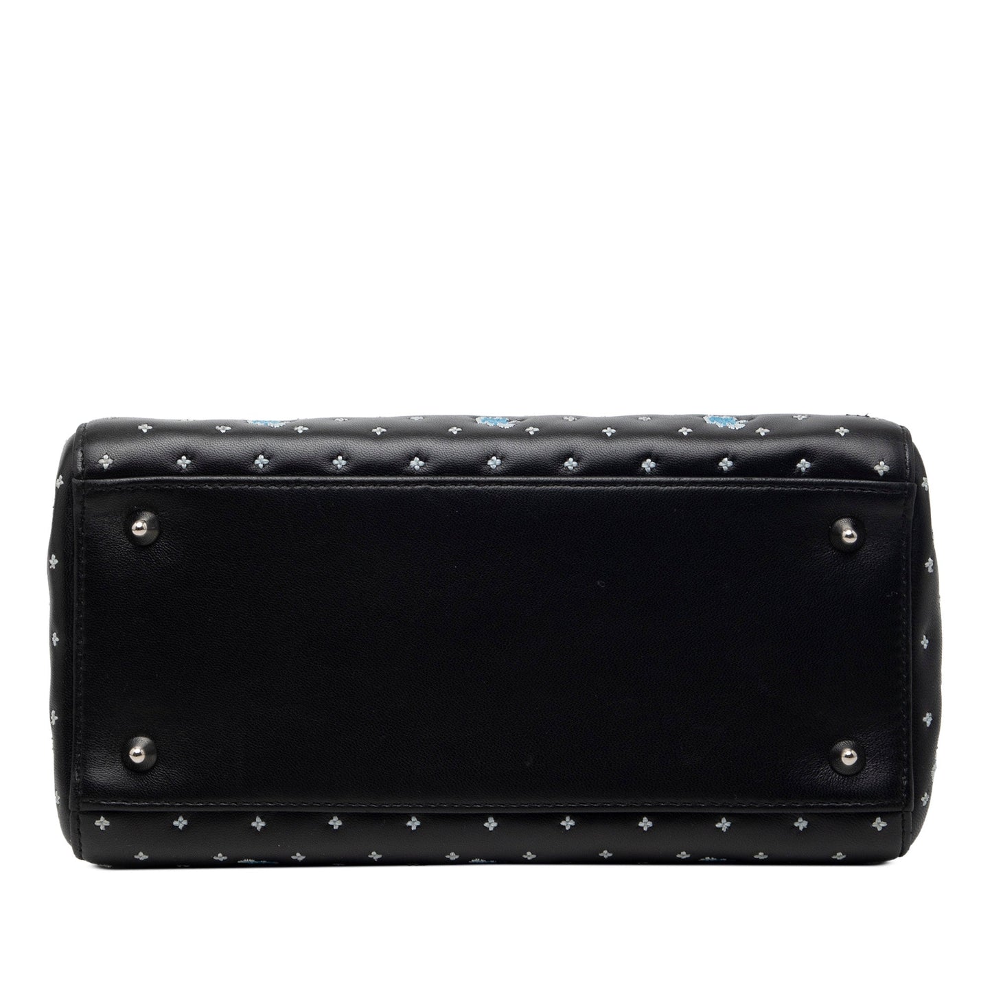 Dior Medium Calfskin Embroidered Flower Lady Dior