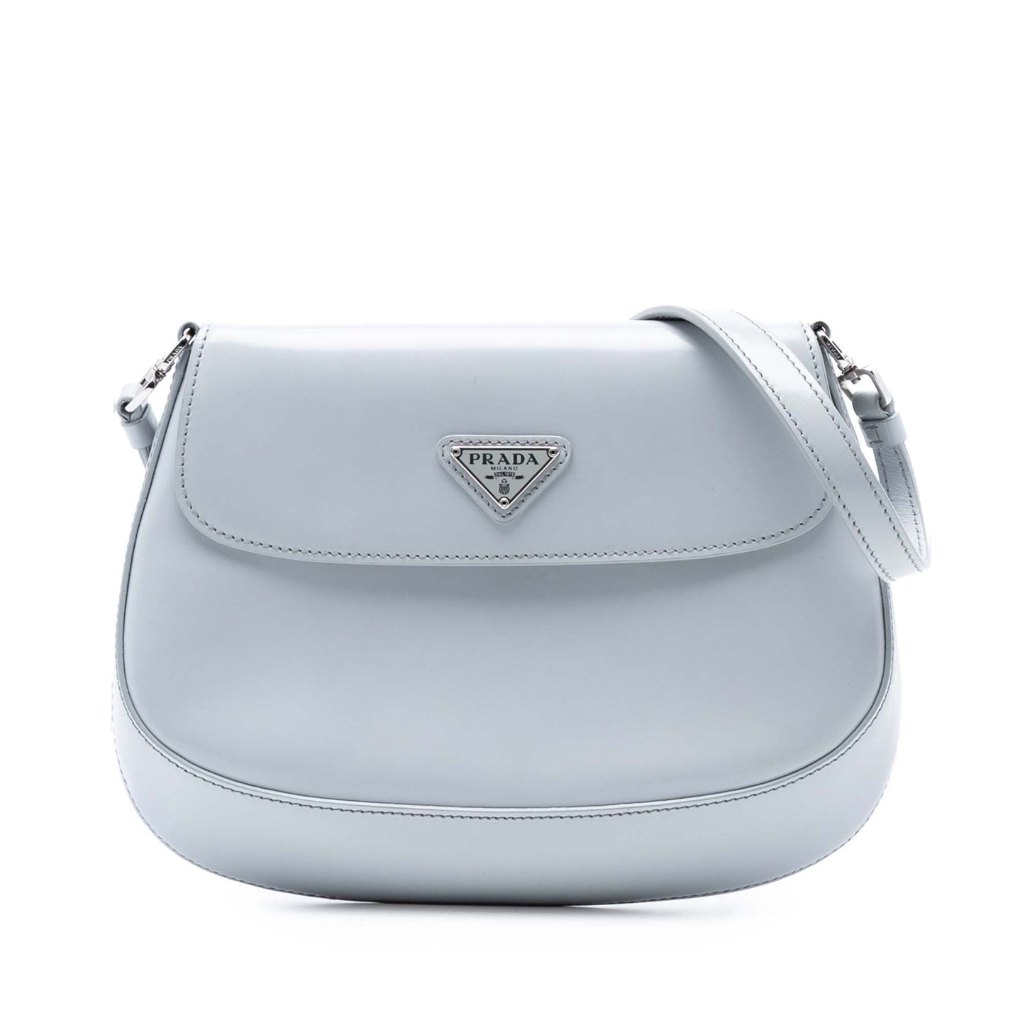 Prada Mini Brushed Leather Cleo Flap